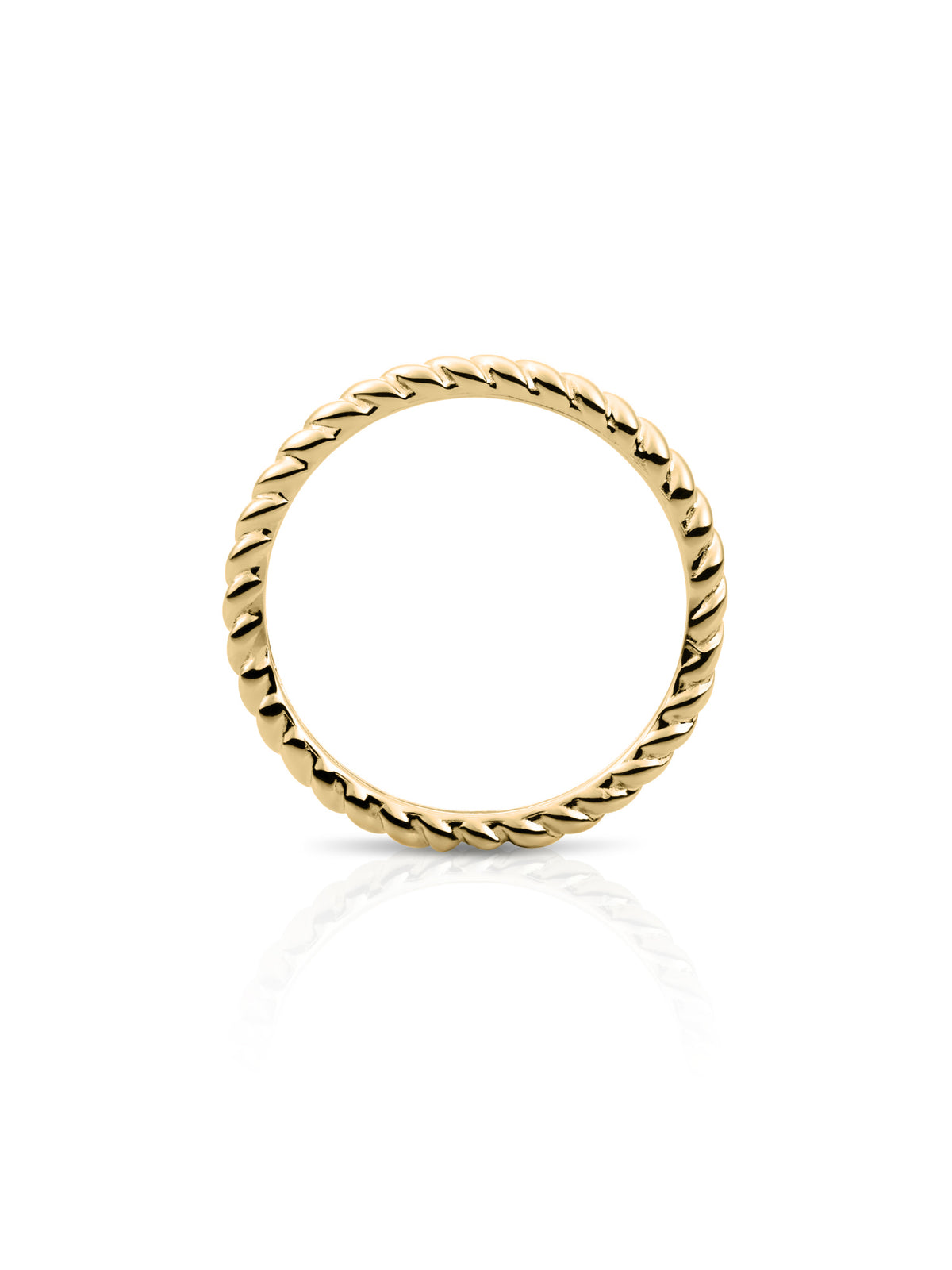 Twist Ring Additional 9K Goud