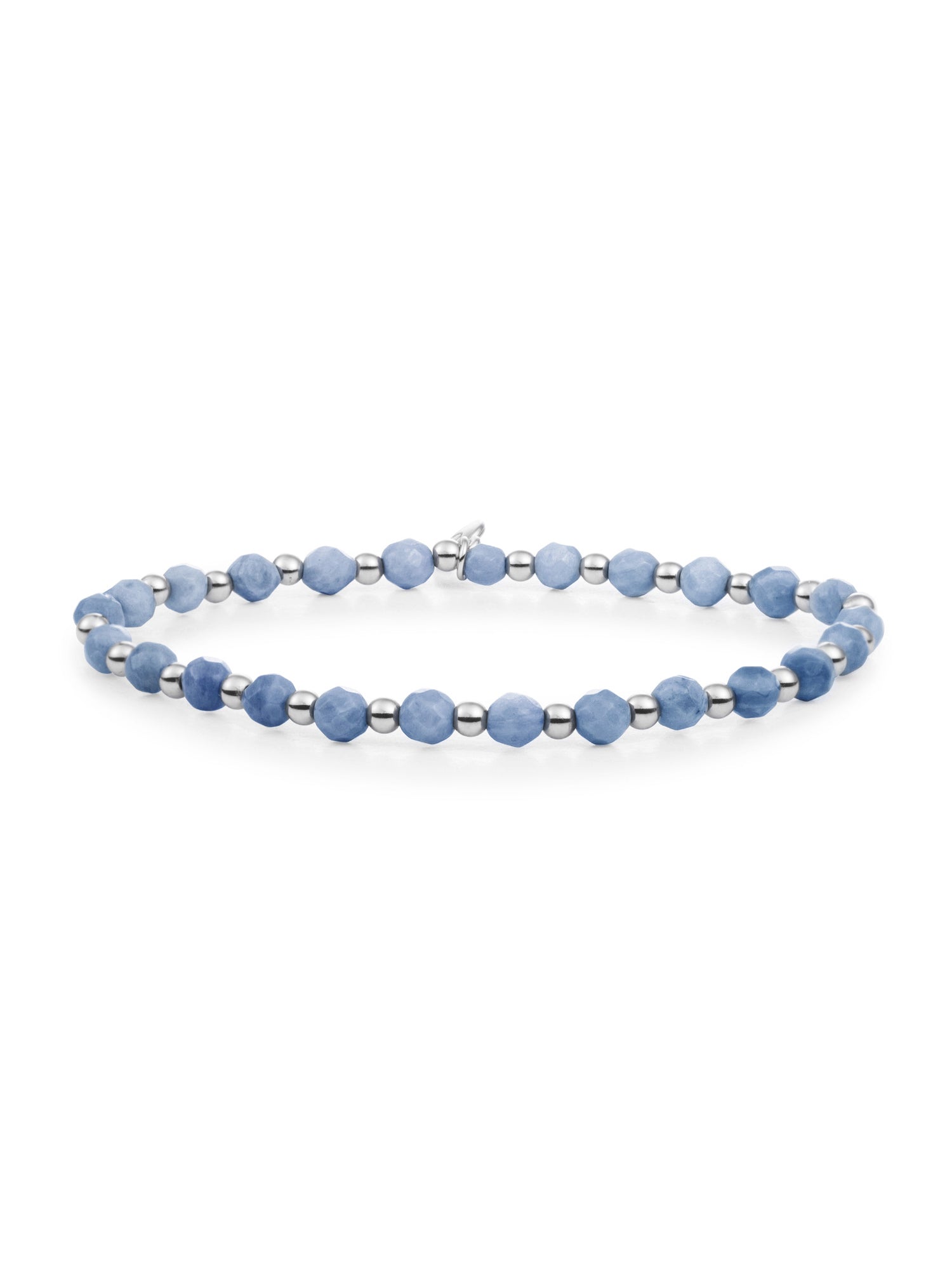Interstellar Armband Blue Aventurine - Rhodium Plated