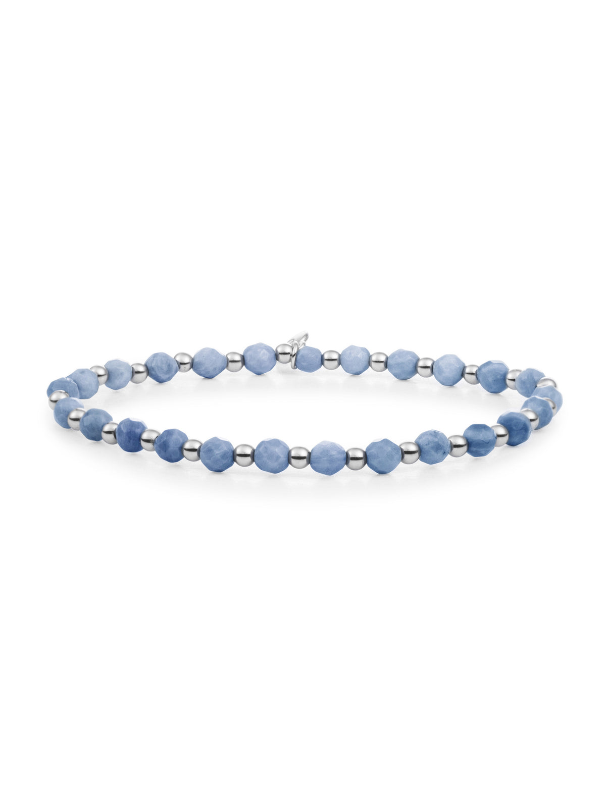 Interstellar Armband Blue Aventurine - Rhodium Plated