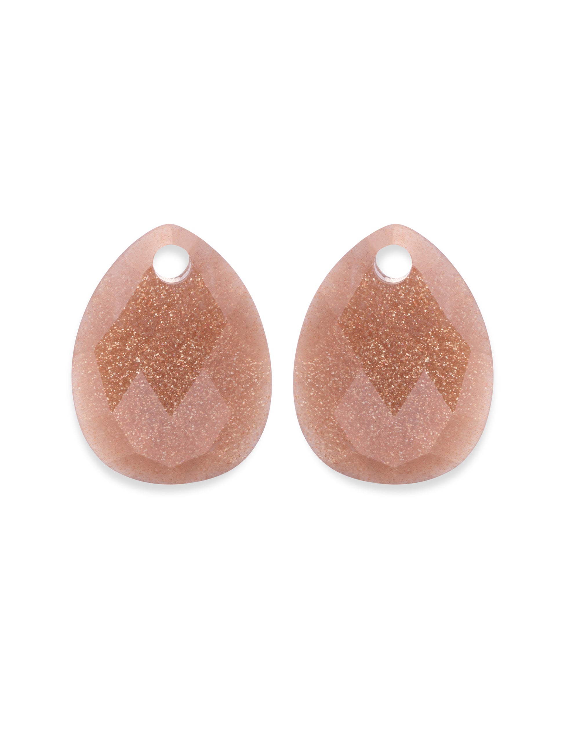 Oorbel Edelstenen Afterglow Sunstone - Oorbel Edelstenen Afterglow Sunstone