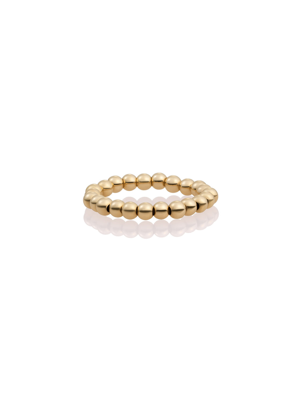 Kralen Ring 3mm - Gold Plated