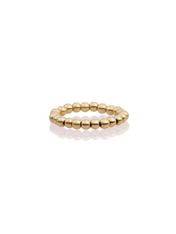 Kralen Ring 3mm - Gold Plated
