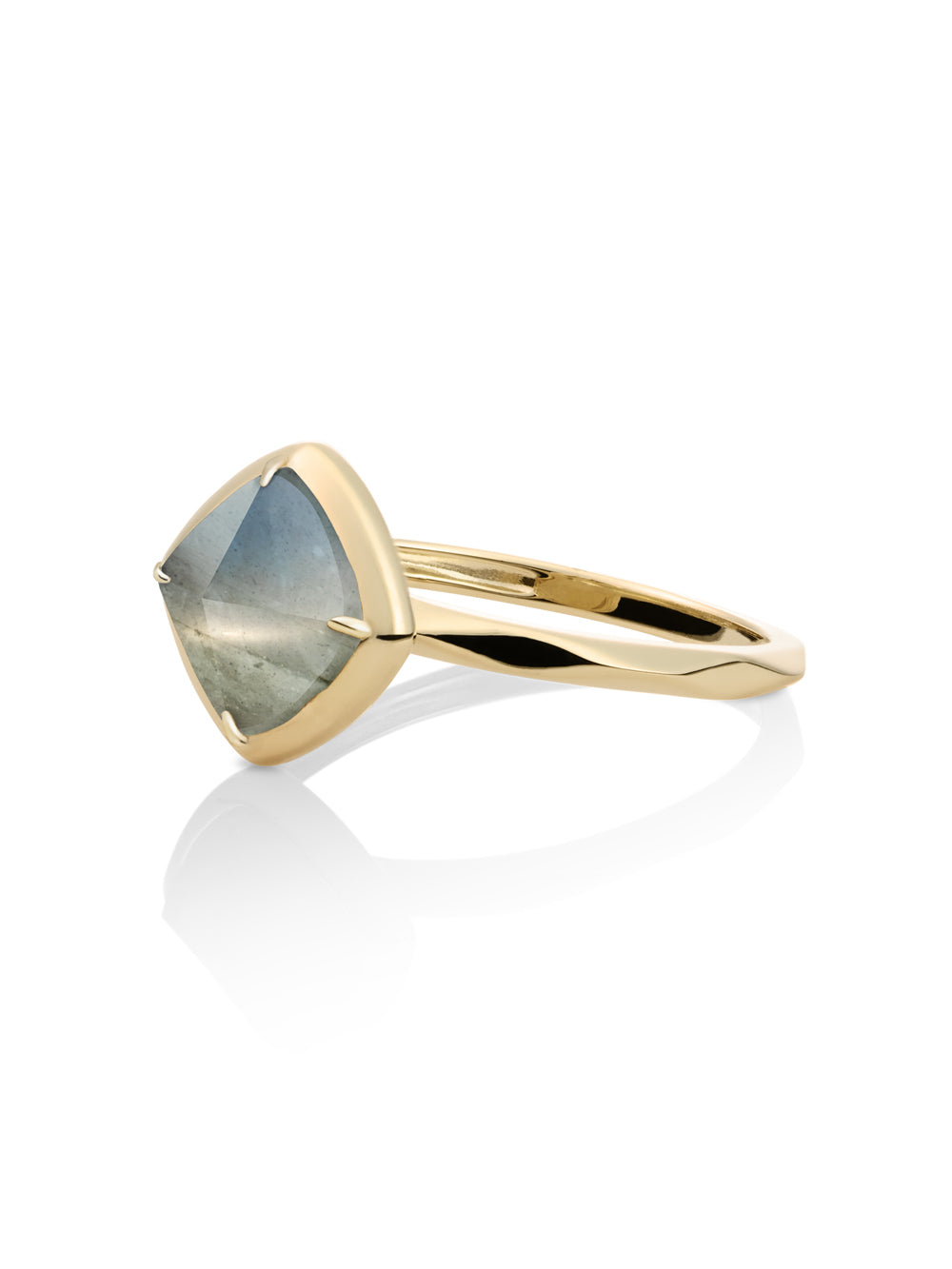 Edge Ring Labradorite 9K Goud - 58