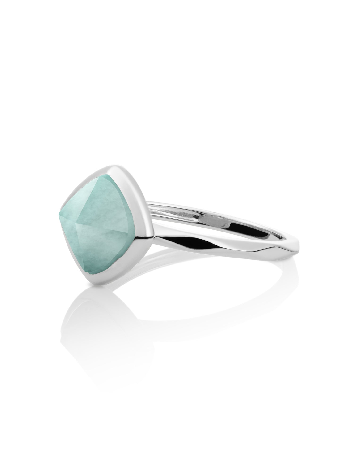 Edge Ring Amazonite Zilver - 58