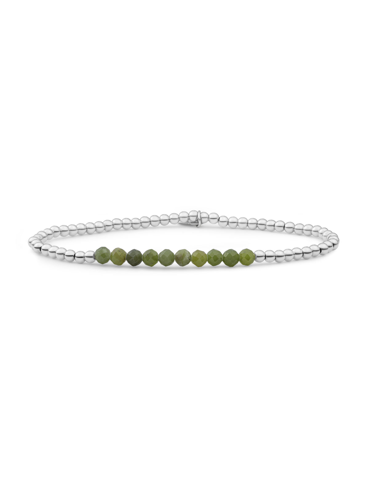 Universe Armband Southern Jade - Rhodium Plated