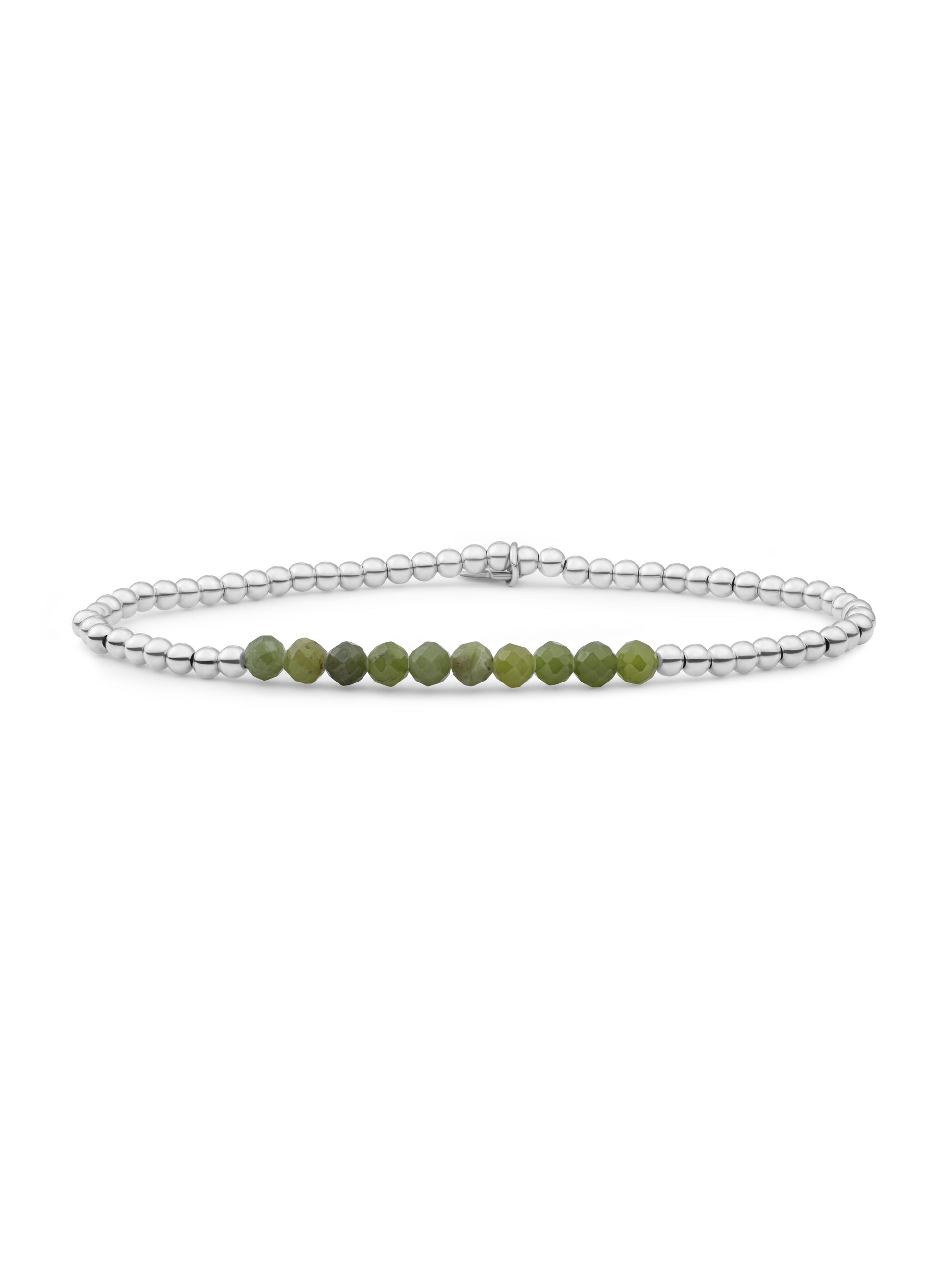 Universe Armband Southern Jade - Rhodium Plated