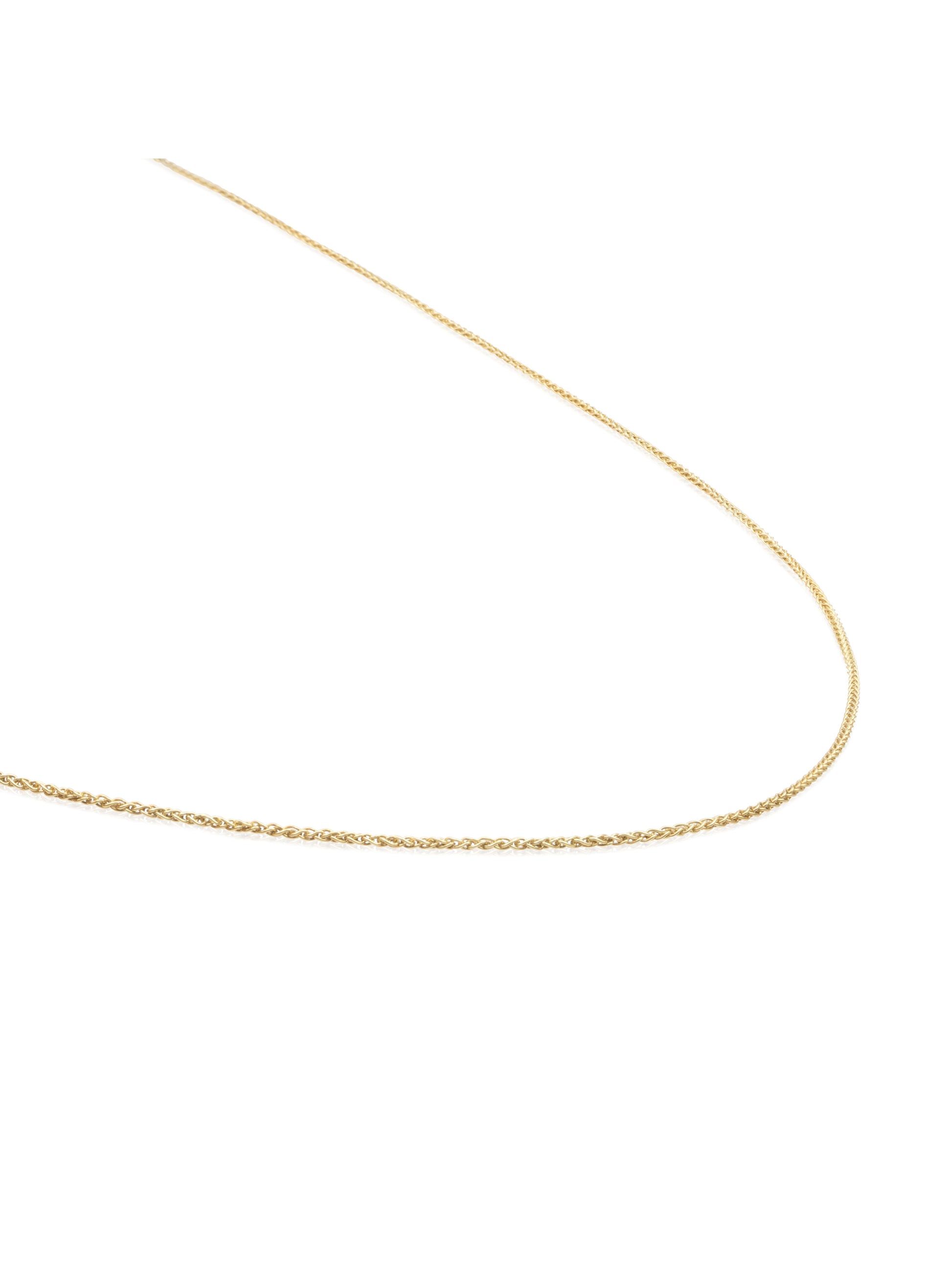 Wheat Chain Ketting - Gold Plated / 70cm