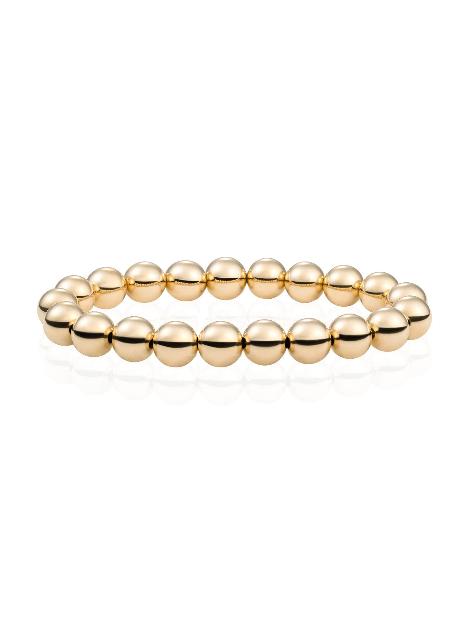 Saturn Armband 8mm - Gold Plated