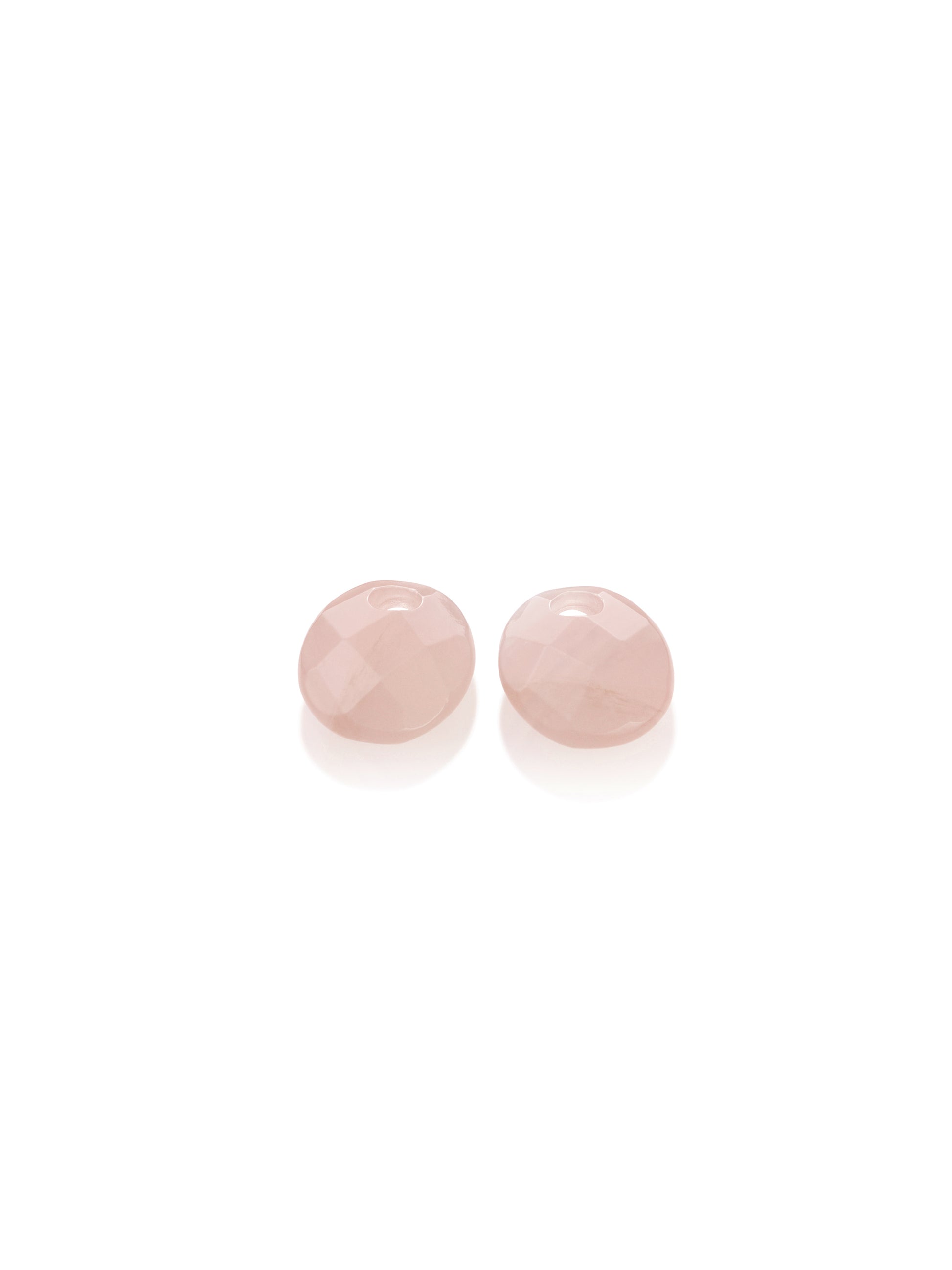 Oorbel Edelstenen Small Oval Rose Quartz - Oorbel Edelstenen Small Oval Rose Quartz