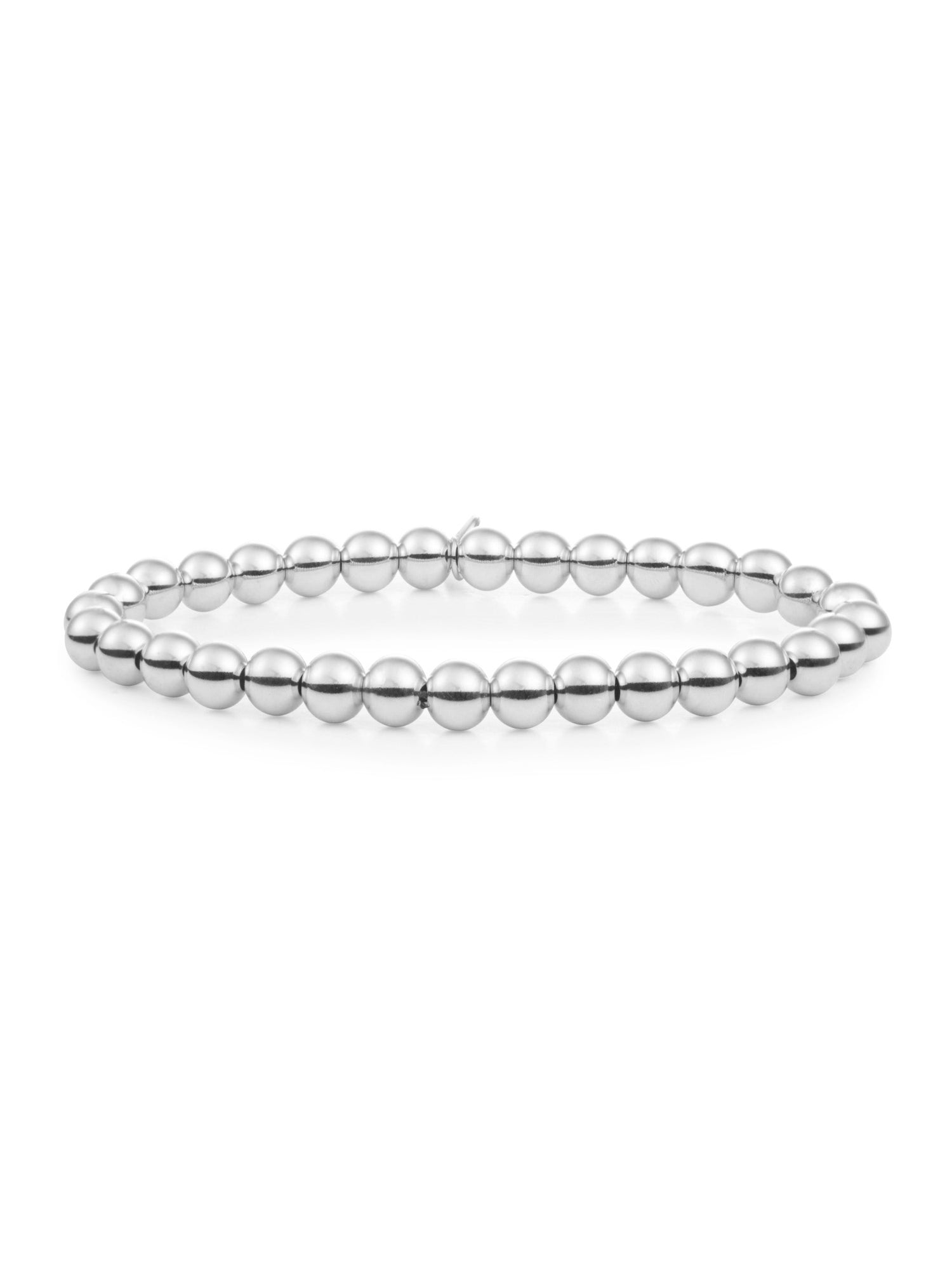 Saturn Armband 6mm - Rhodium Plated