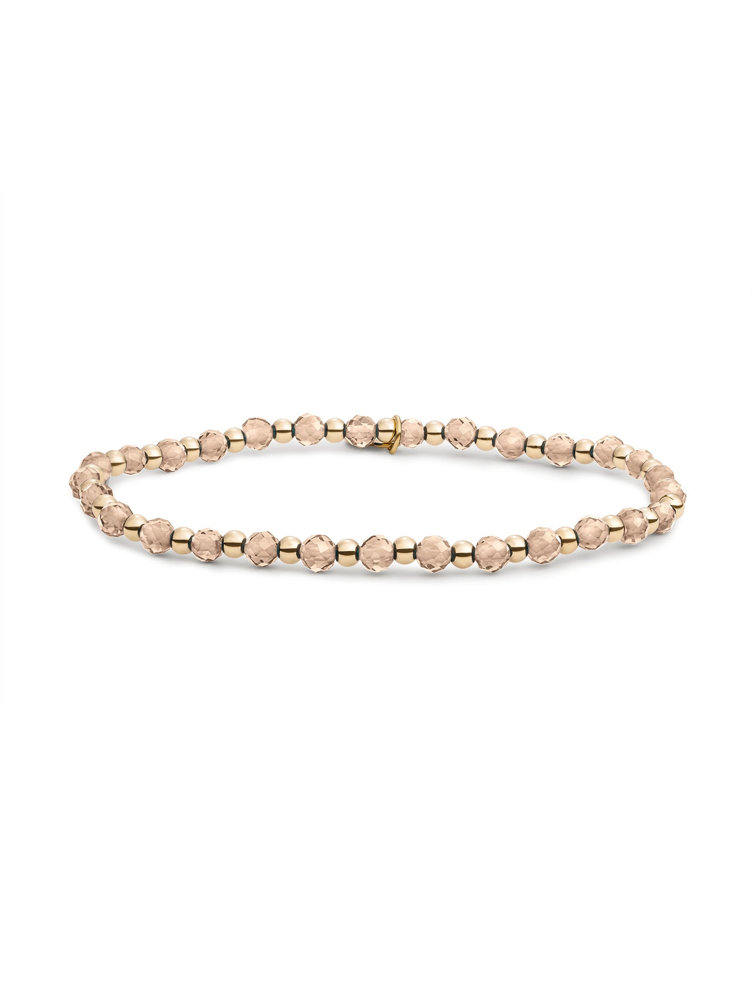 Interstellar Armband Light Citrine Quartz - Gold Plated