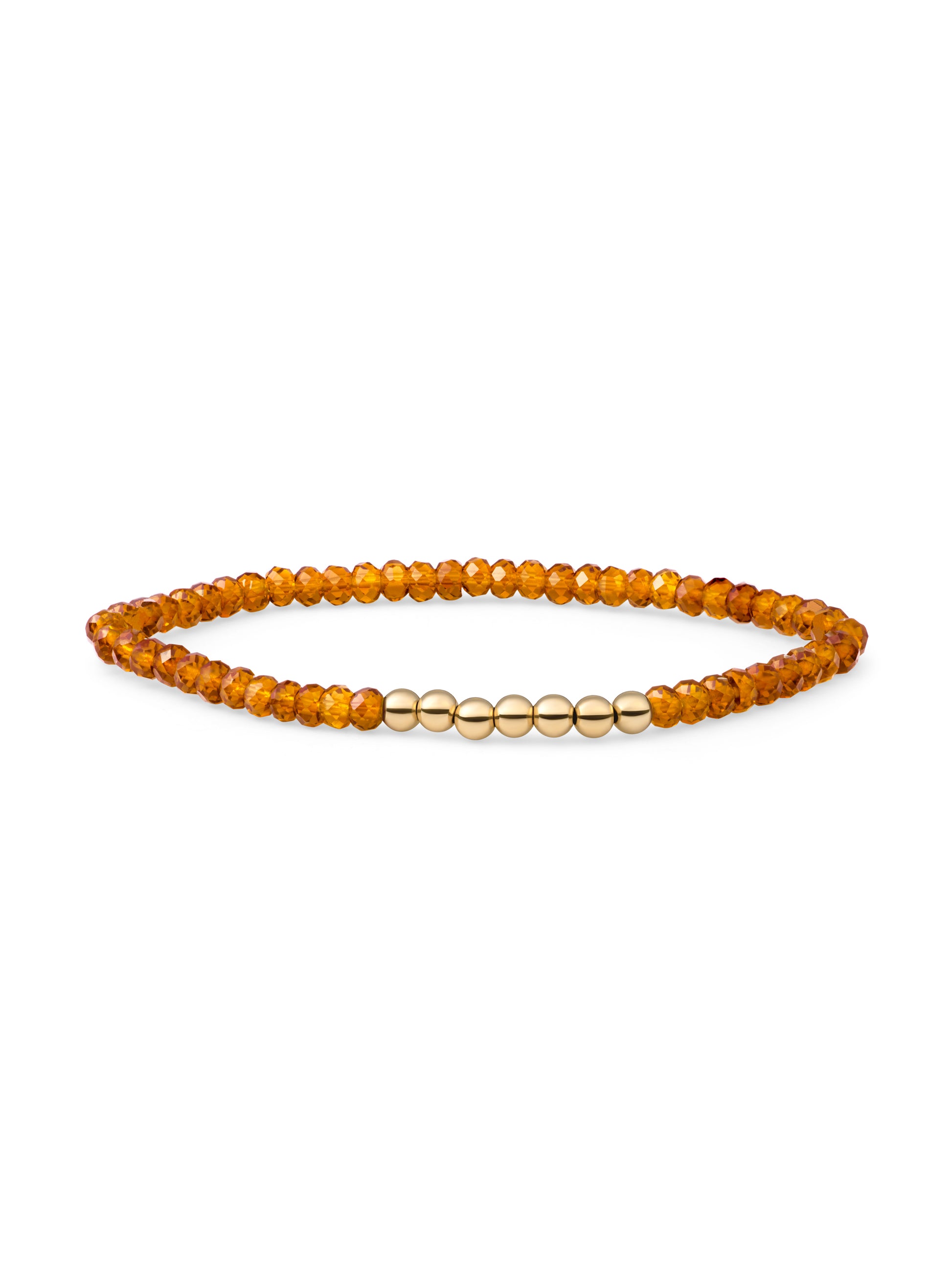 Reverse Universe Armband Citrine Quartz - Gold Plated
