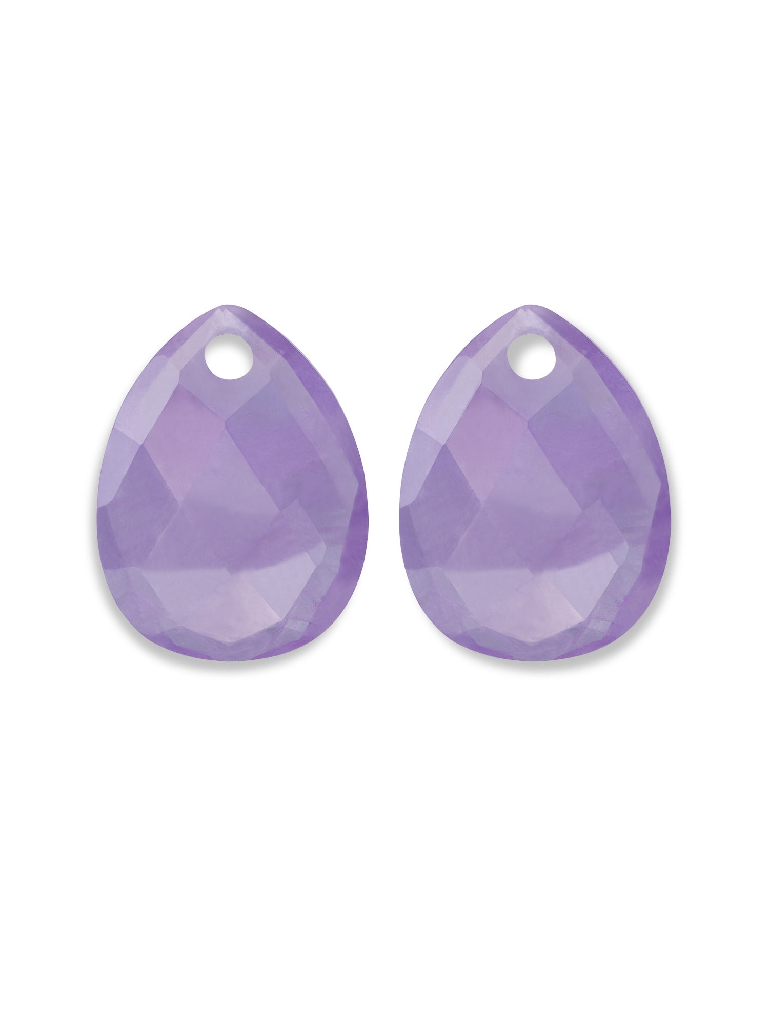 Oorbel Edelstenen Afterglow Amethyst - Oorbel Edelstenen Afterglow Amethyst