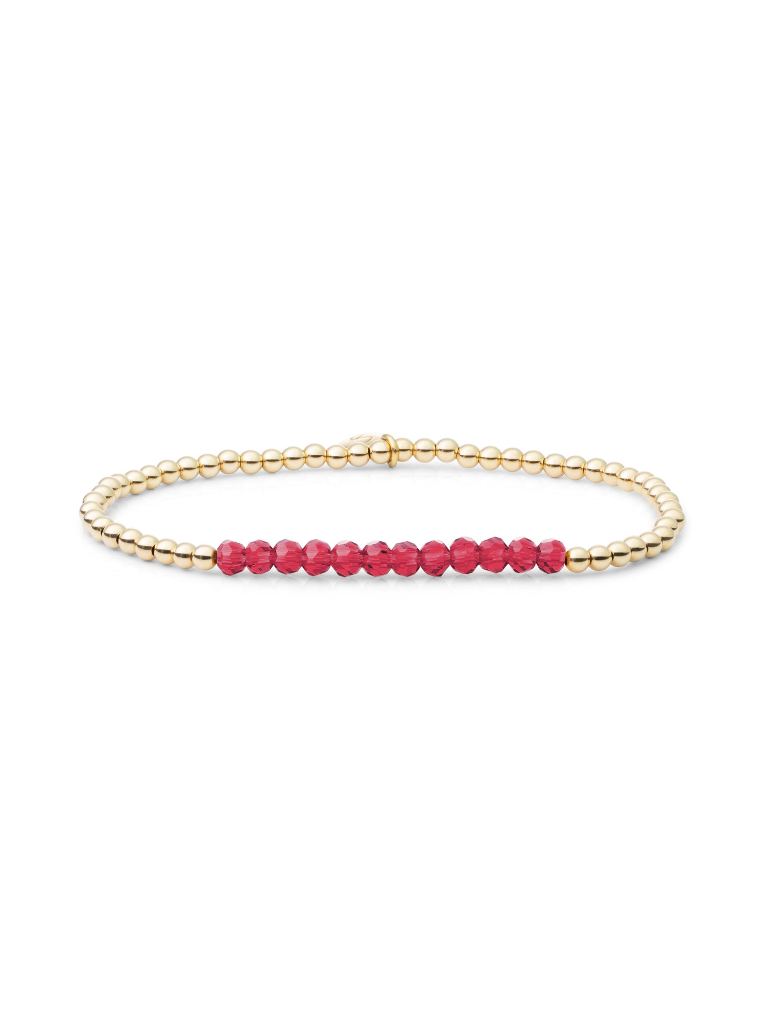 Universe Armband Fuchsia Quartz - Gold Plated