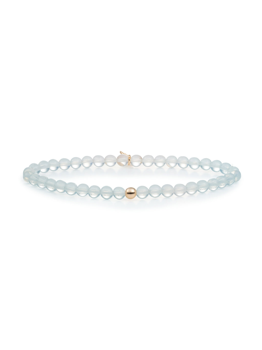 Saturn Armband Small Opalite - Gold Plated