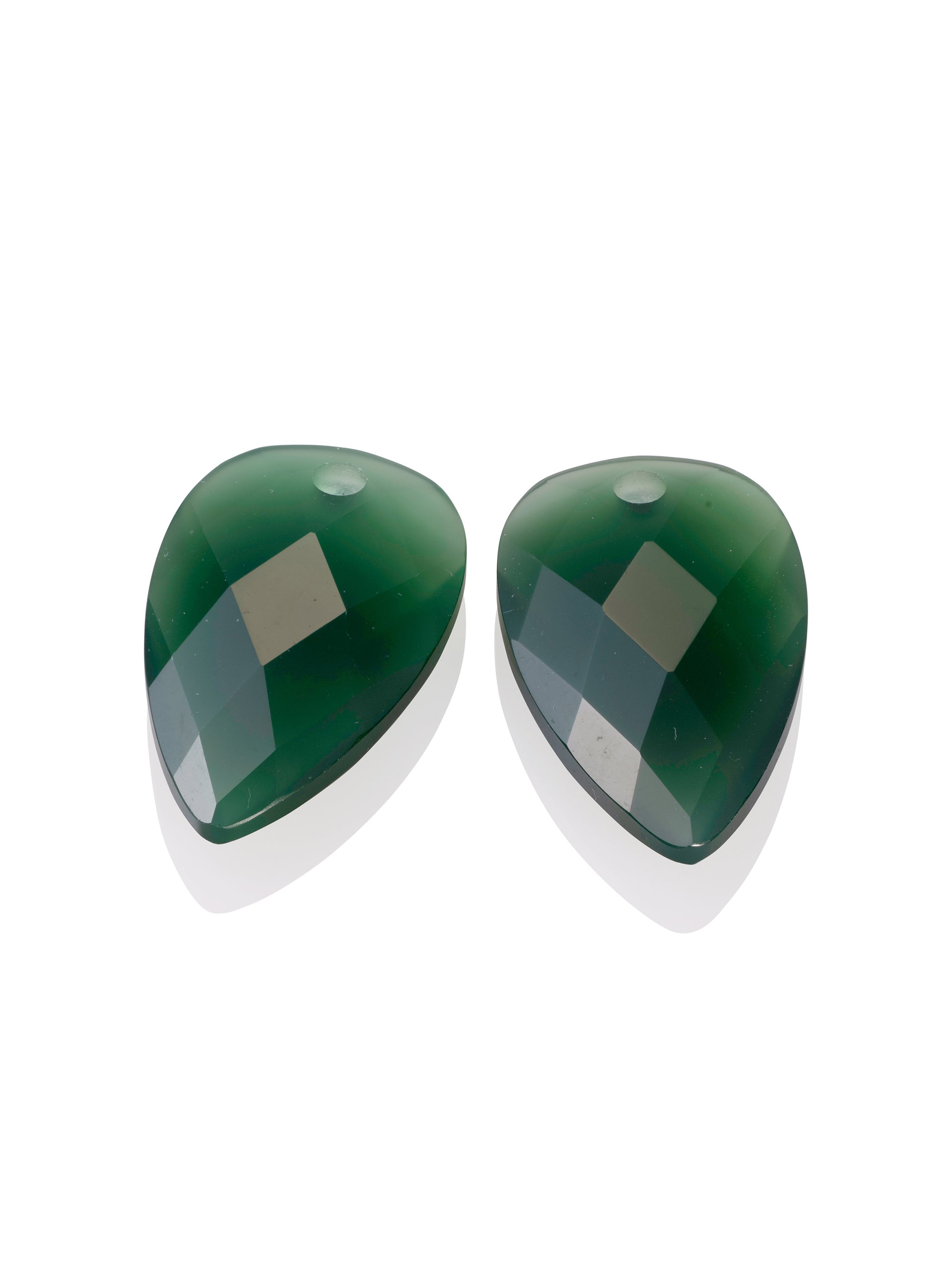 Oorbel Edelstenen Blossom Green Onyx - Oorbel Edelstenen Blossom Green Onyx
