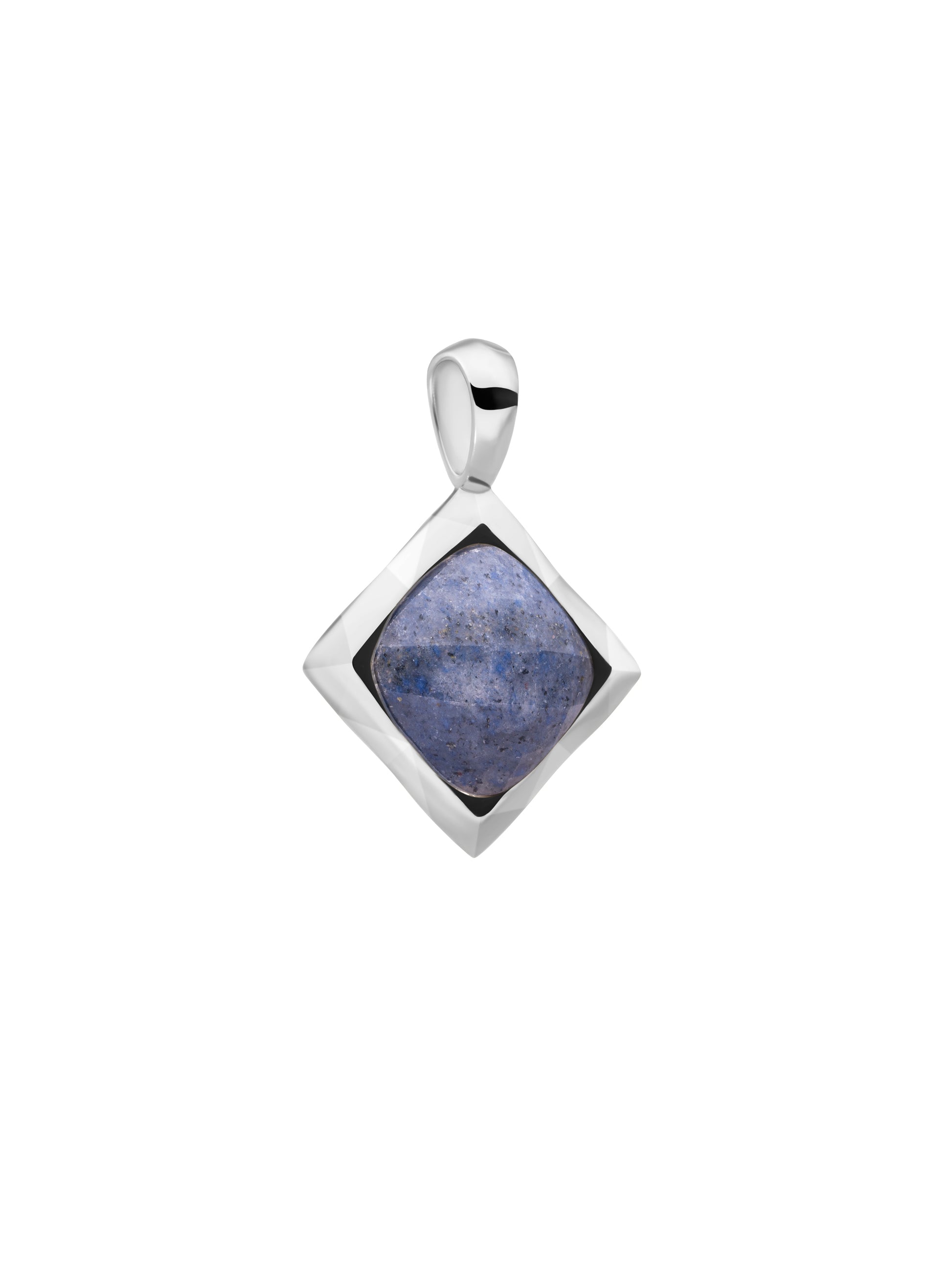 Cushion Cut Pendant Blue Aventurine