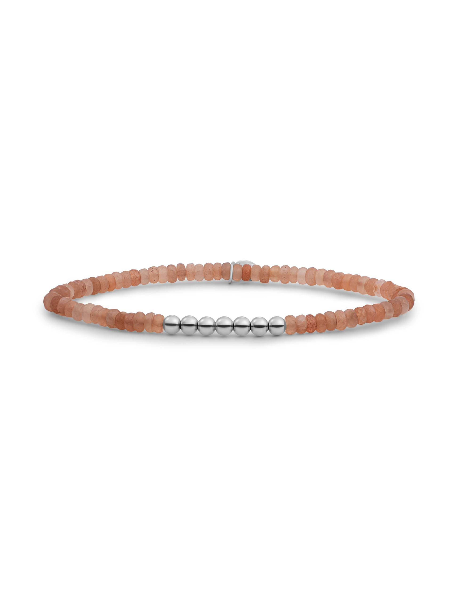 Reverse Universe Armband Sunstone - Rhodium Plated