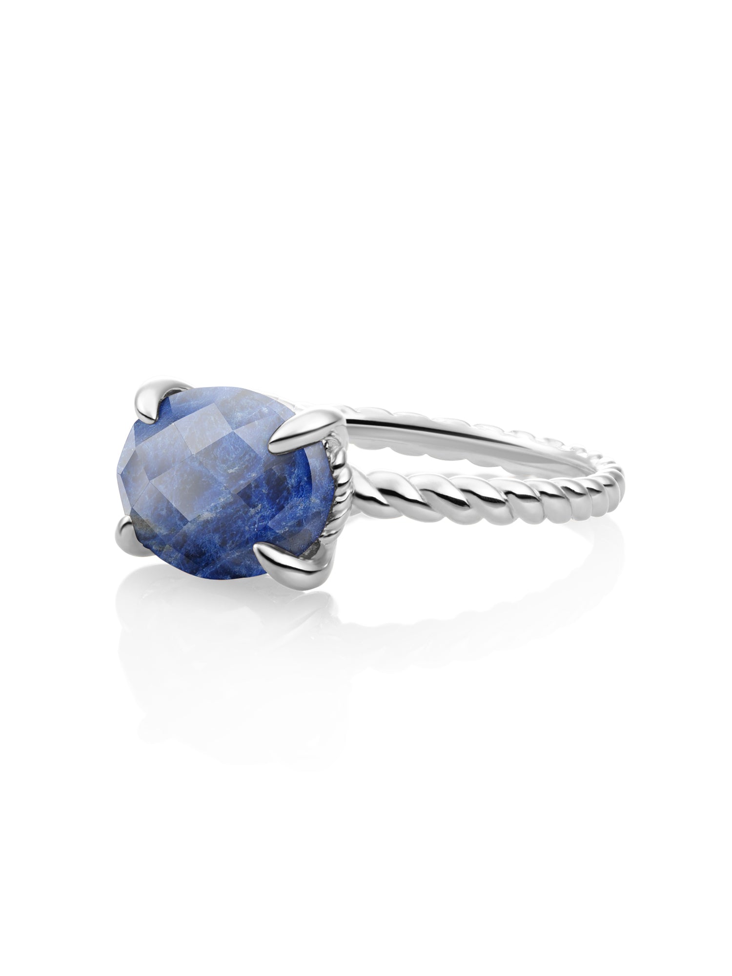 Twist Ring Sodalite Zilver - 60