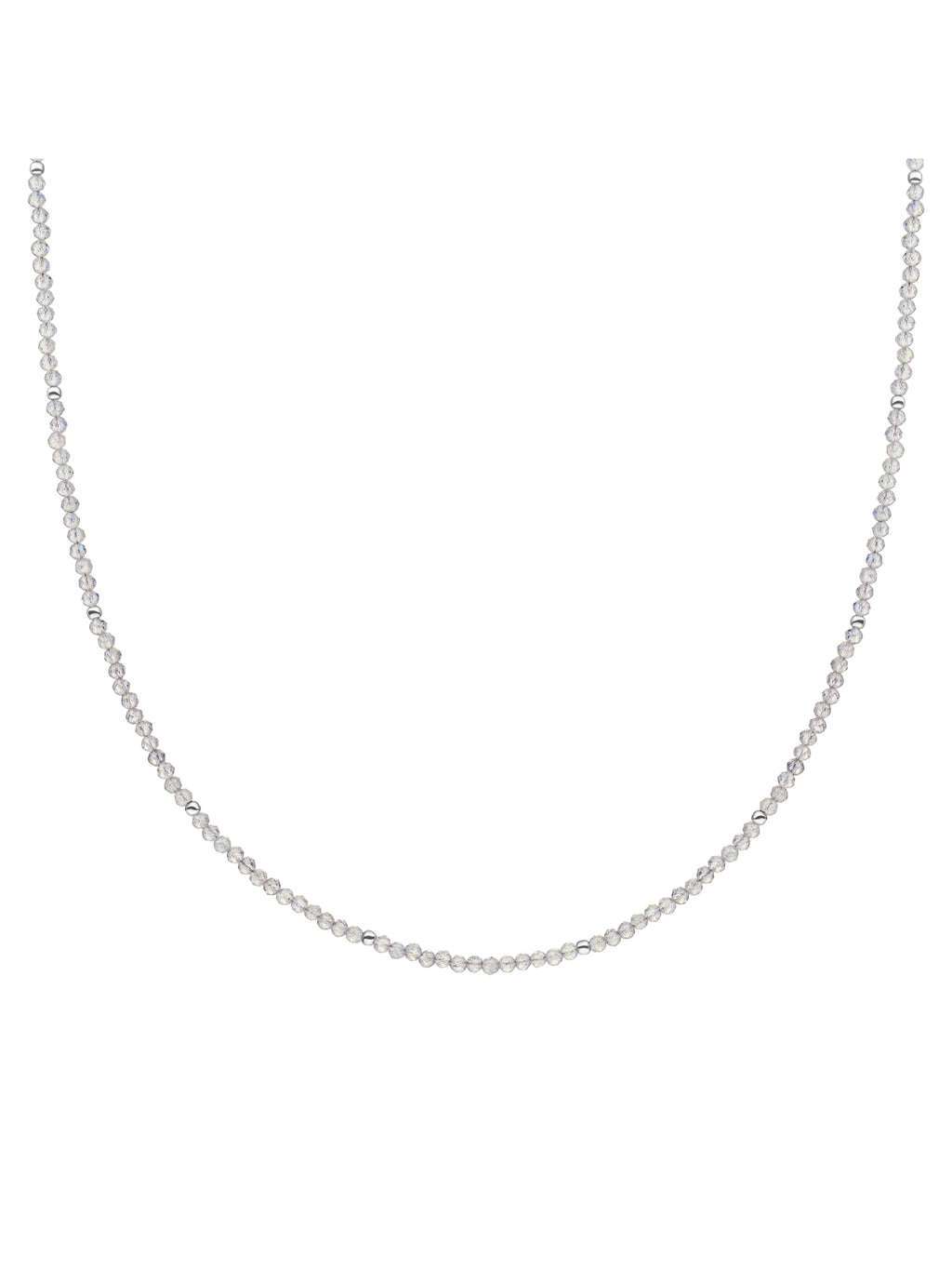 Kralen Ketting 2mm Labradorite 42cm +2cm - 0.00 / 0.00 / Gold Plated