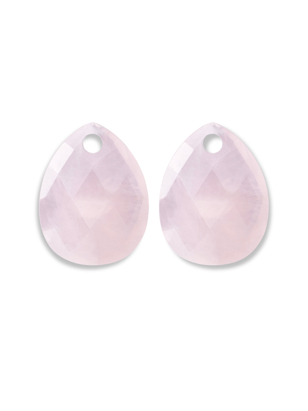 Oorbel Edelstenen Afterglow Rose Quartz - Oorbel Edelstenen Afterglow Rose Quartz