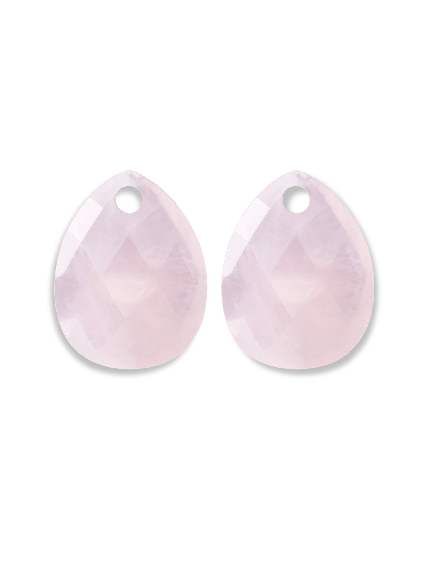 Oorbel Edelstenen Afterglow Rose Quartz - Oorbel Edelstenen Afterglow Rose Quartz