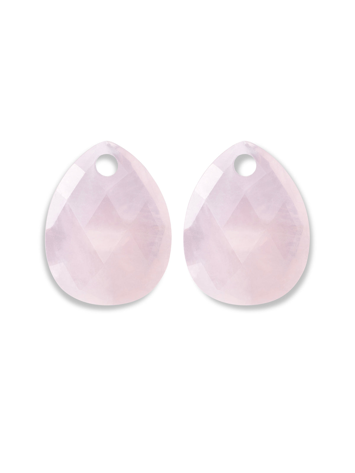 Oorbel Edelstenen Afterglow Rose Quartz - Oorbel Edelstenen Afterglow Rose Quartz