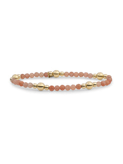 Bold Mix Armband Sunstone - Gold Plated
