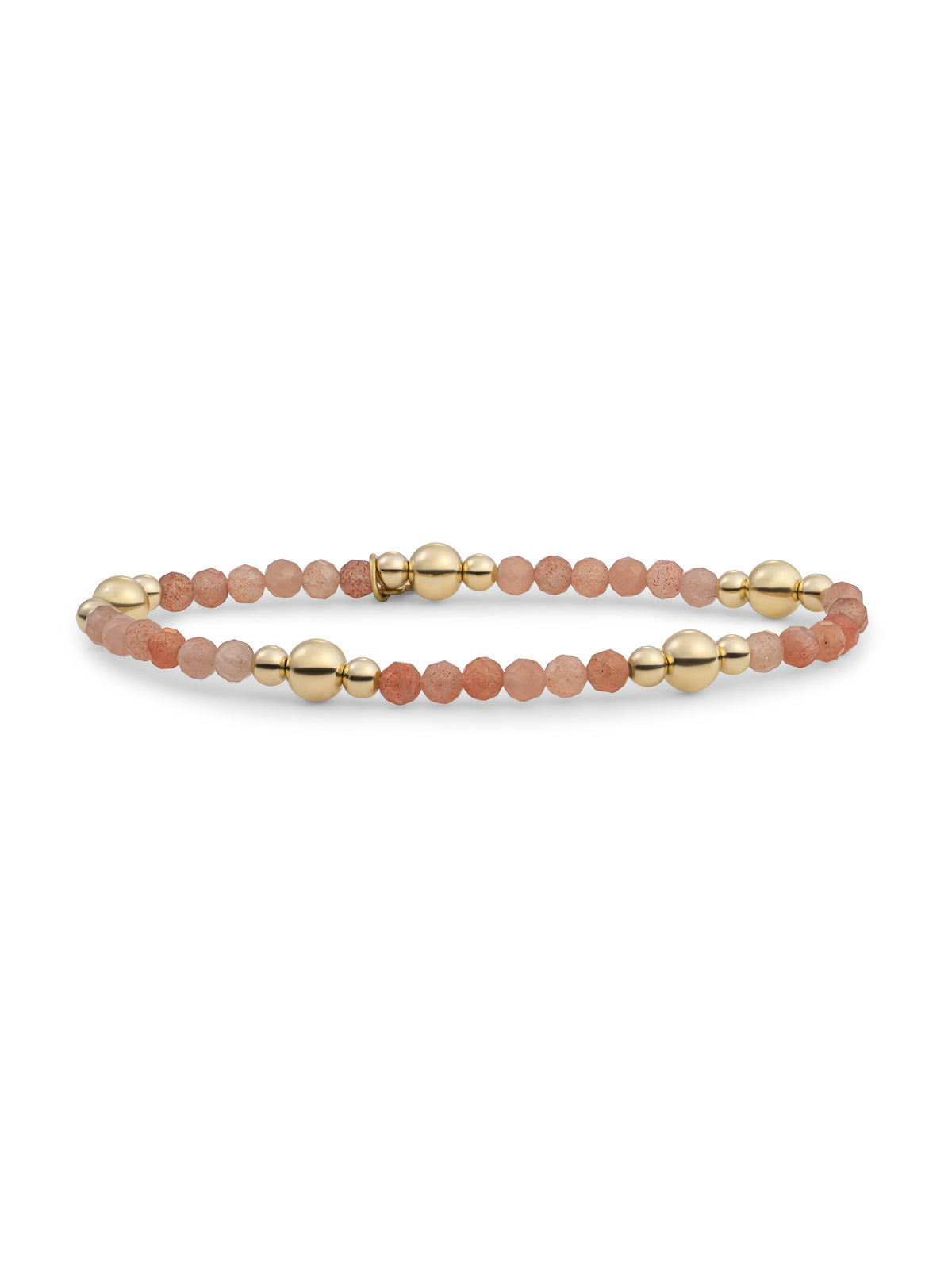 Bold Mix Armband Sunstone - Gold Plated