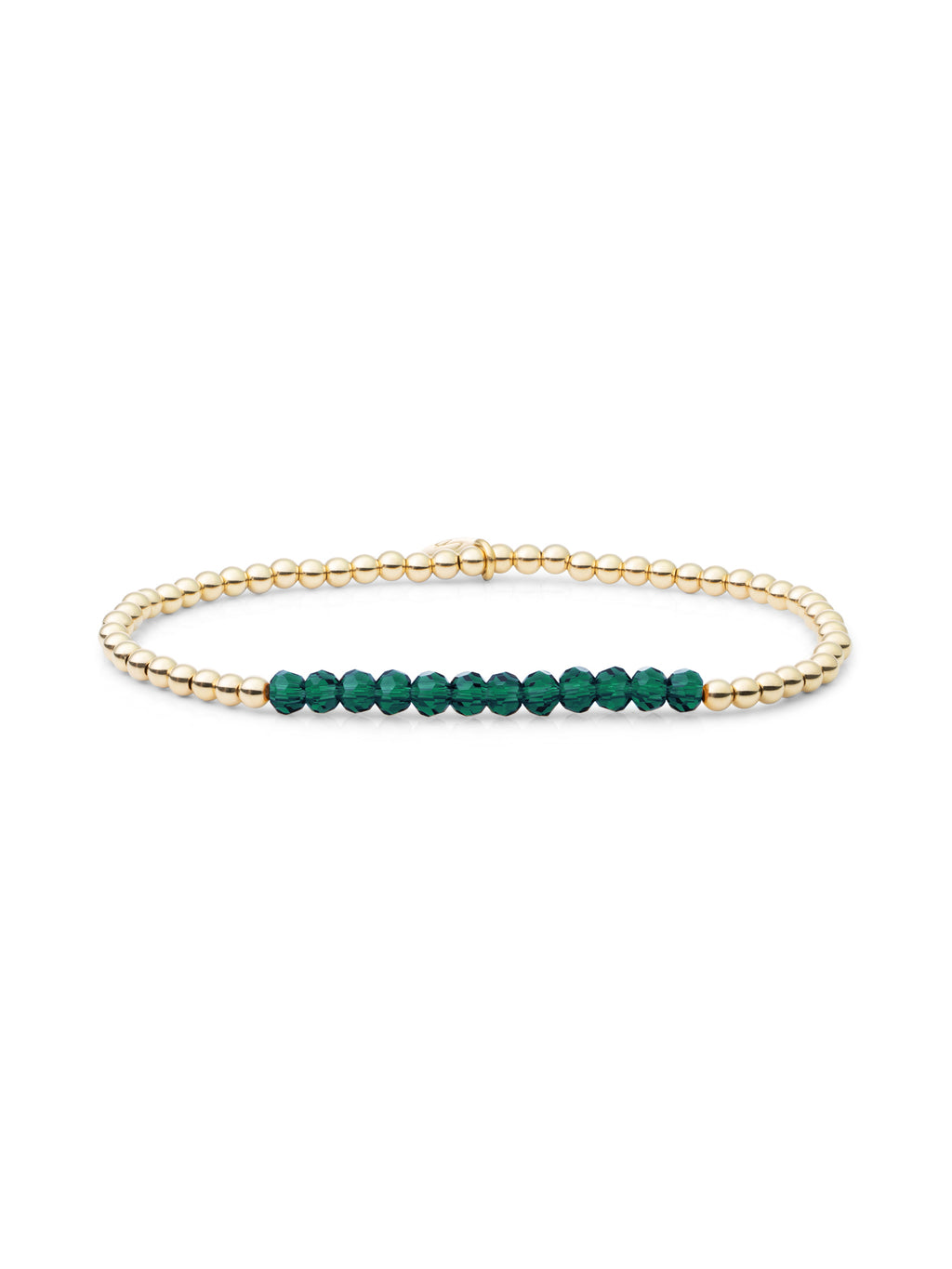 Universe Armband Petrol Green Quartz - 0.00 / 0.00 / Gold Plated