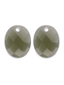Oorbel Edelstenen Large Oval Lime Jade - Oorbel Edelstenen Large Oval Lime Jade