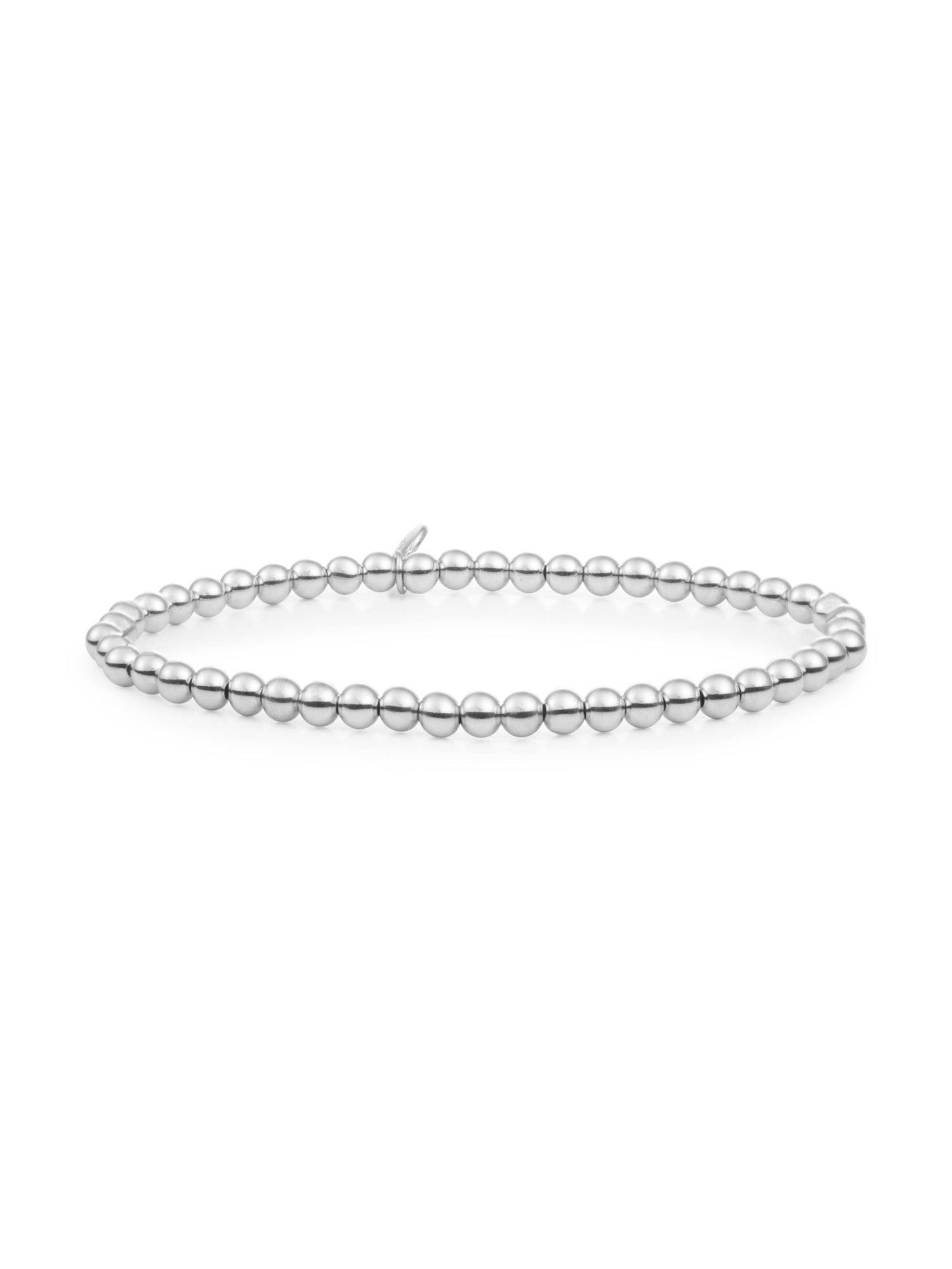 Saturn Armband 4mm - Rhodium Plated