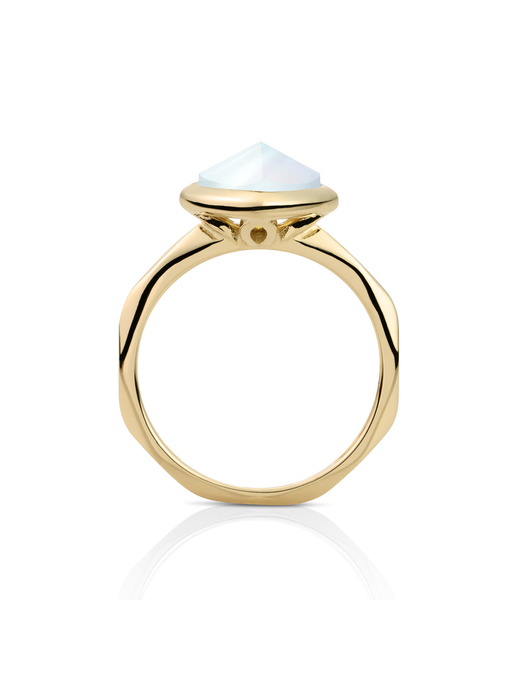 Edge Ring Opalite 9K Goud