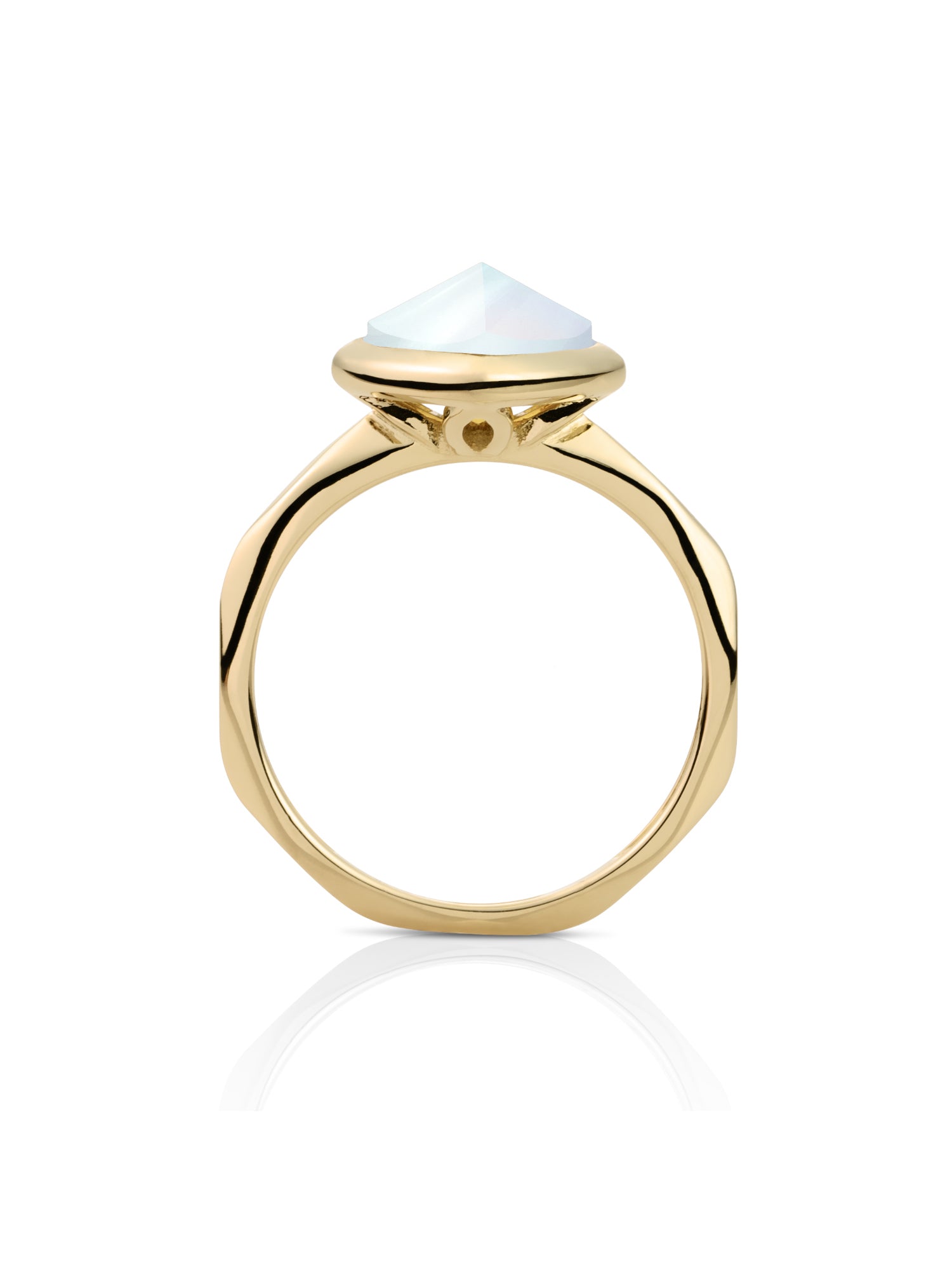 Edge Ring Opalite 9K Goud
