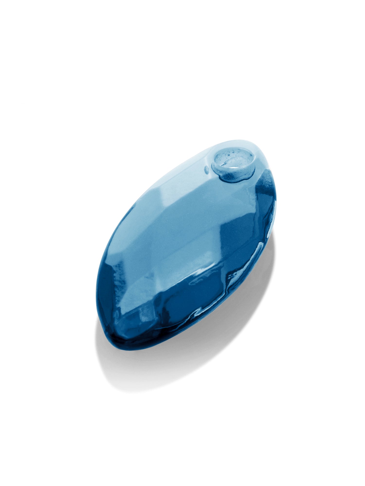 Pendant Edelsteen Leaf Topaz Quartz - Pendant Edelsteen Leaf Topaz Quartz