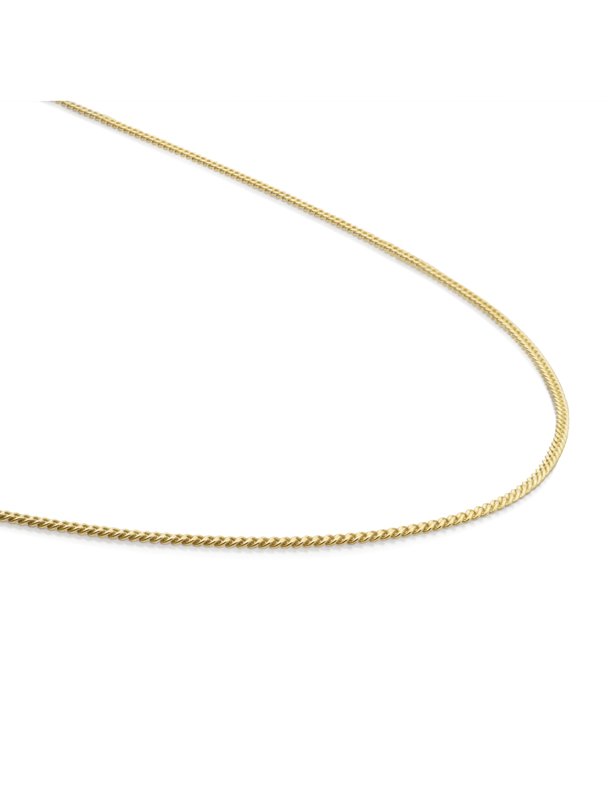 Curb Chain Ketting - Gold Plated / 70cm