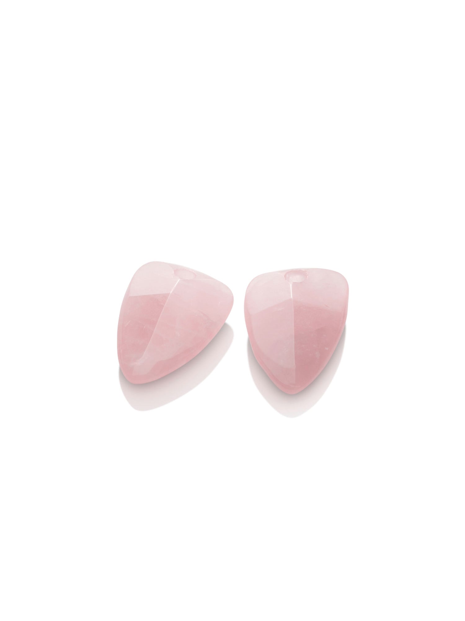 Oorbel Edelstenen Rose Quartz Edge Mini - Oorbel Edelstenen Rose Quartz Edge Mini