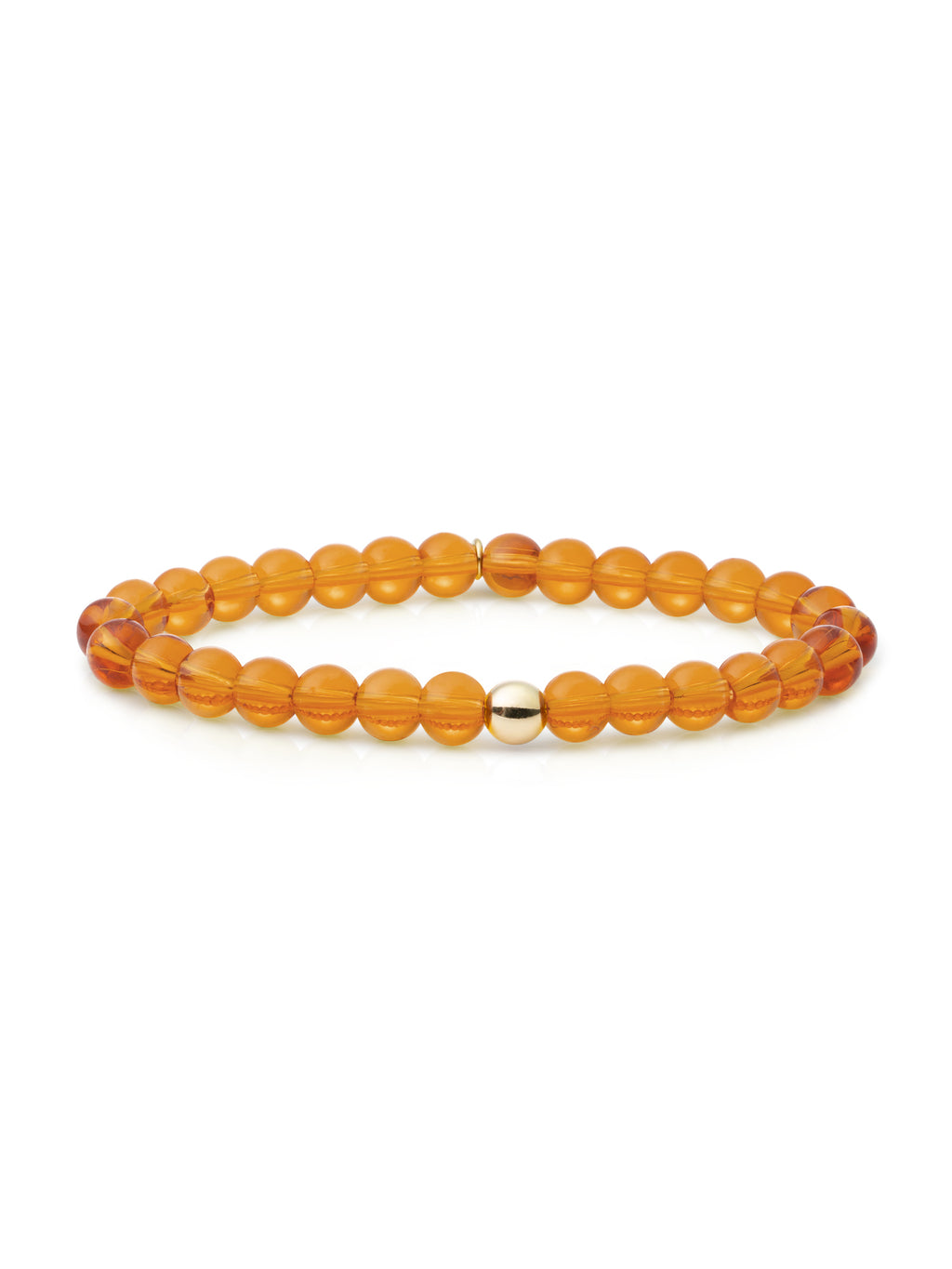 Saturn Armband Large Citrine Quartz - 0.00 / 0.00 / Gold Plated