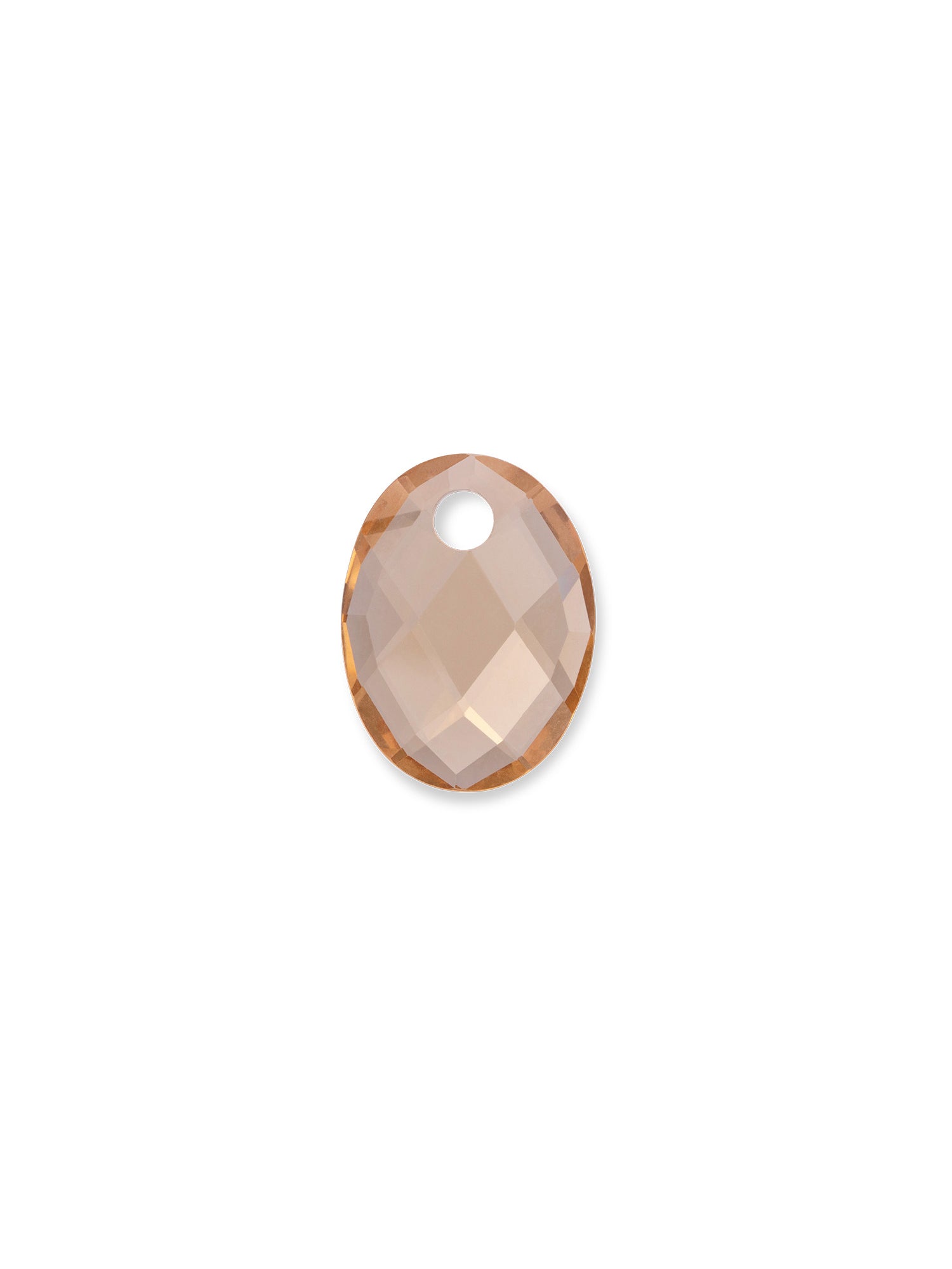 Pendant Edelsteen Medium Oval Light Gold Citrine Quartz - Pendant Edelsteen Medium Oval Light Gold Citrine Quartz