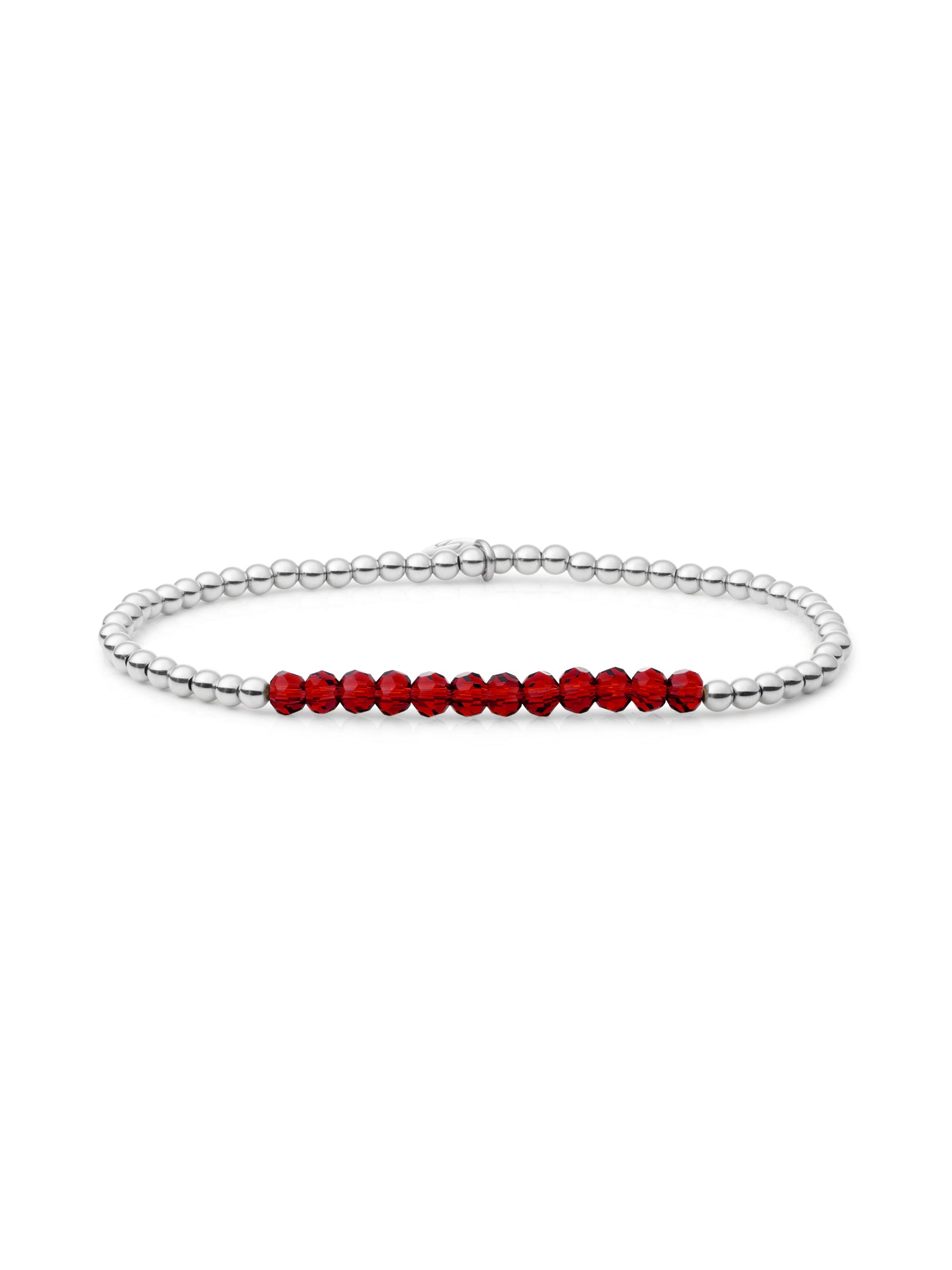 Universe Armband Ruby Quartz - Rhodium Plated