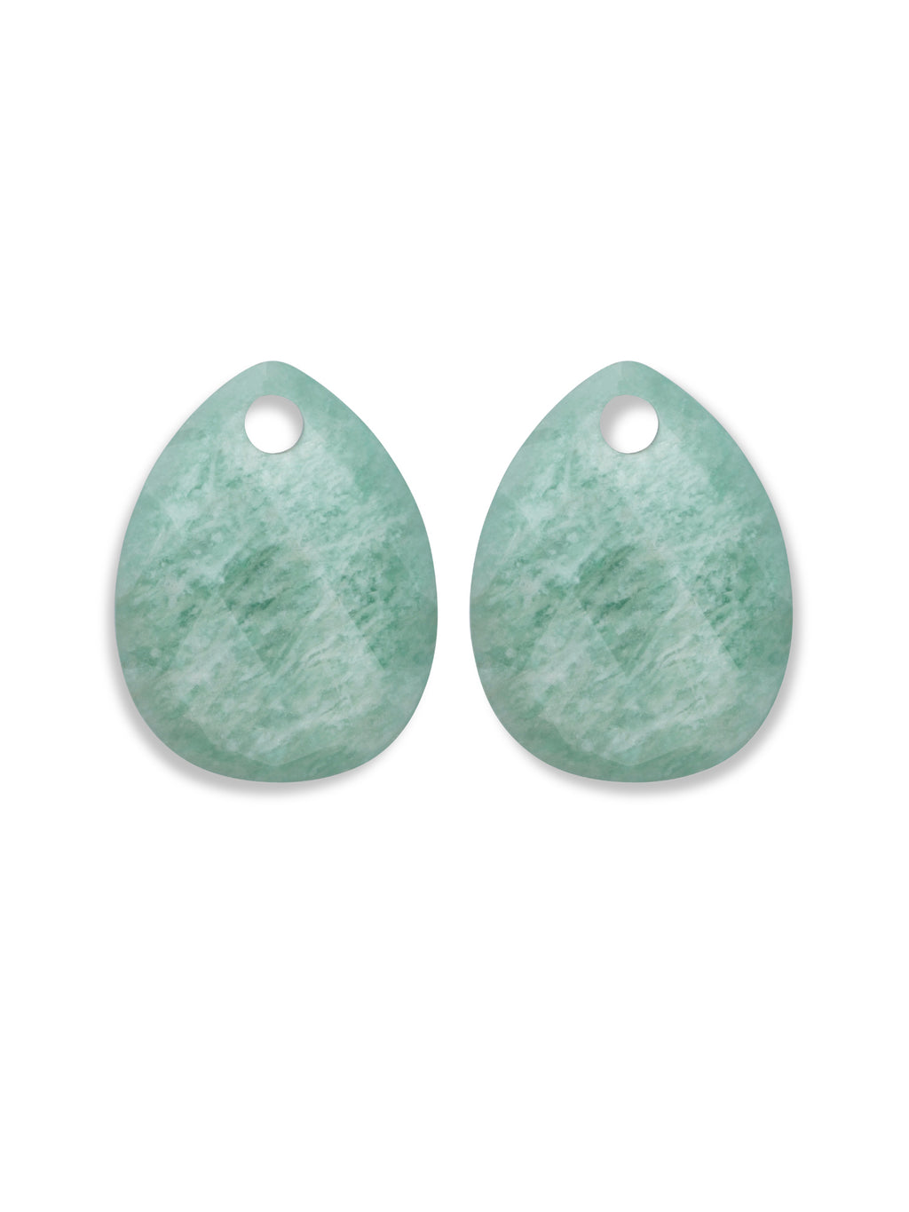 Oorbel Edelstenen Afterglow Rich Green Amazonite - Oorbel Edelstenen Afterglow Rich Green Amazonite