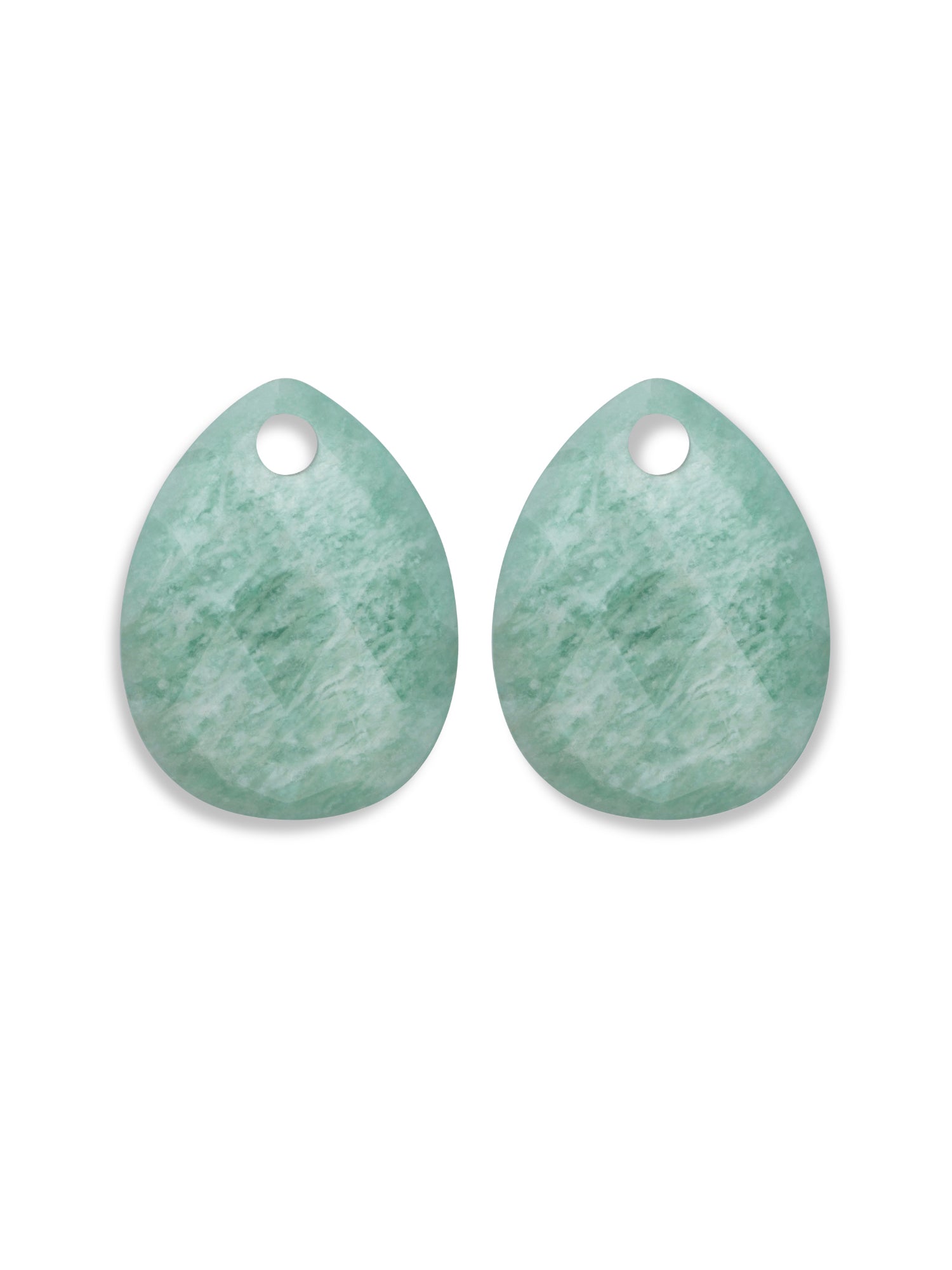 Oorbel Edelstenen Afterglow Rich Green Amazonite - Oorbel Edelstenen Afterglow Rich Green Amazonite