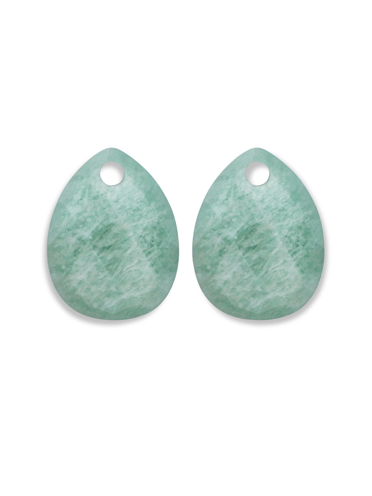 Oorbel Edelstenen Afterglow Rich Green Amazonite - Oorbel Edelstenen Afterglow Rich Green Amazonite