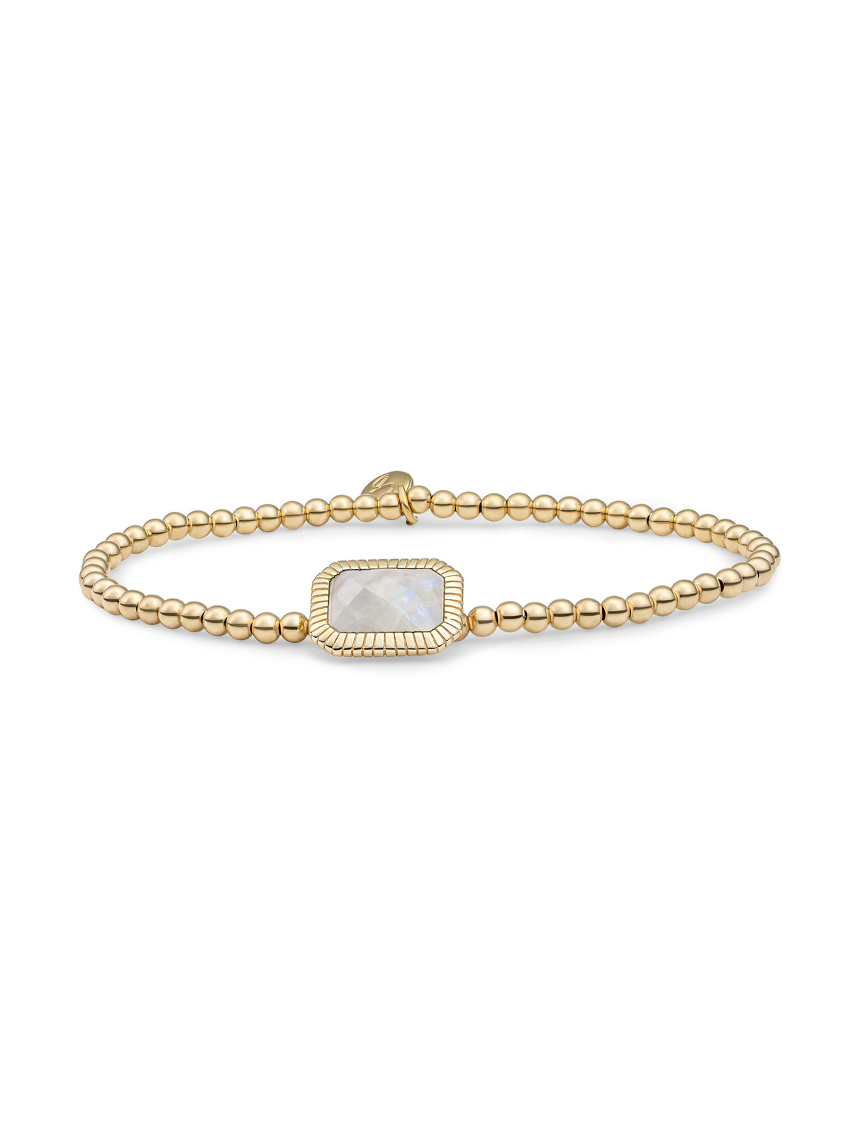 Baguette Armband Moonstone - Gold Plated