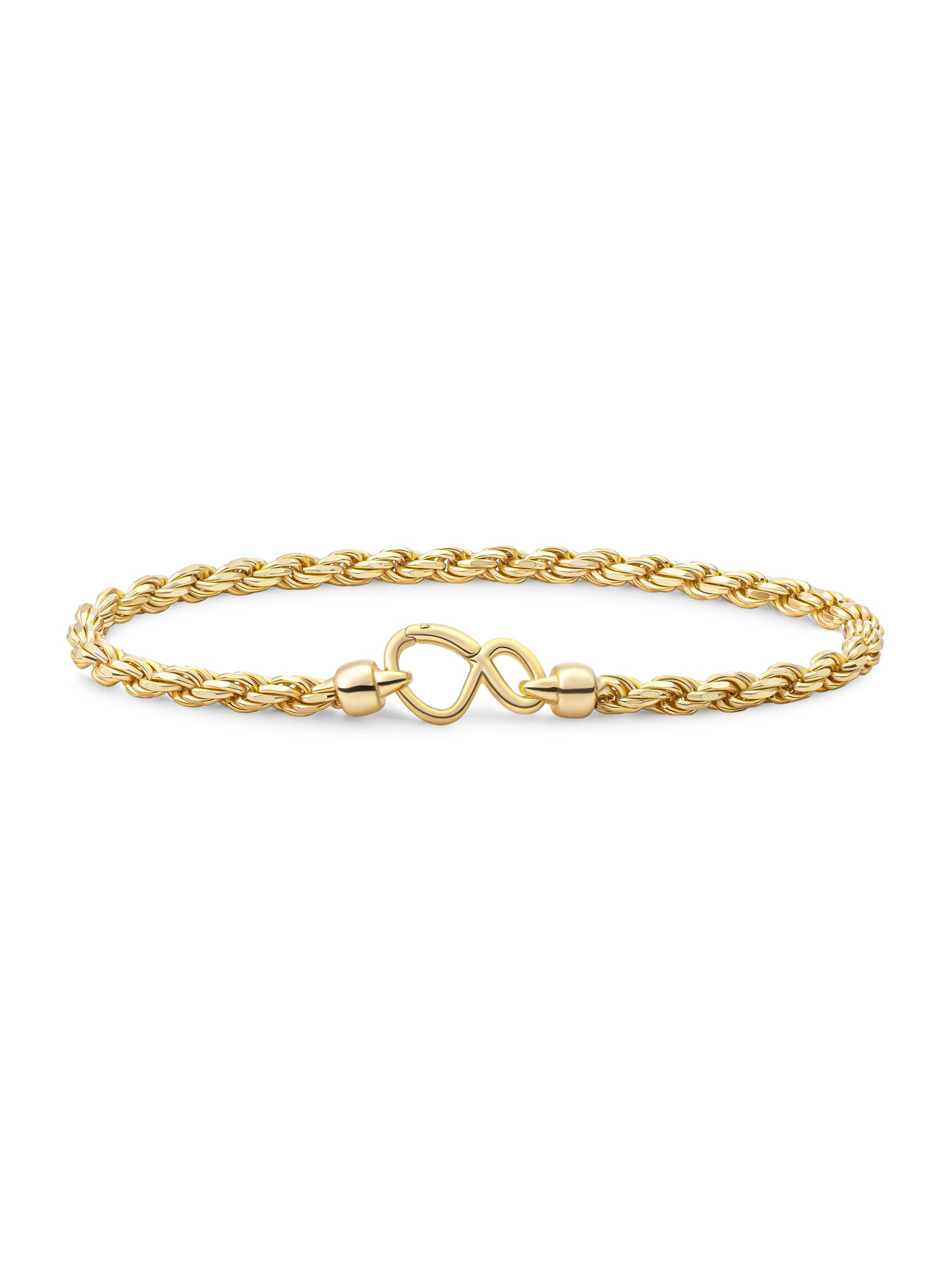 Rope Chain Armband - Gold Plated / M