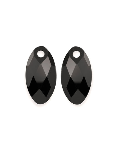 Oorbel Edelstenen Leaf Onyx - Oorbel Edelstenen Leaf Onyx