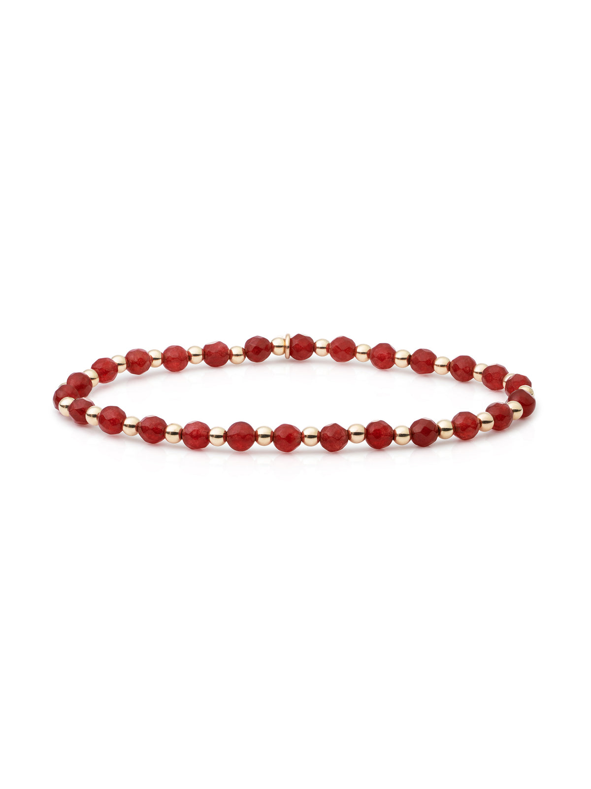 Interstellar Armband Red Coral - Gold Plated