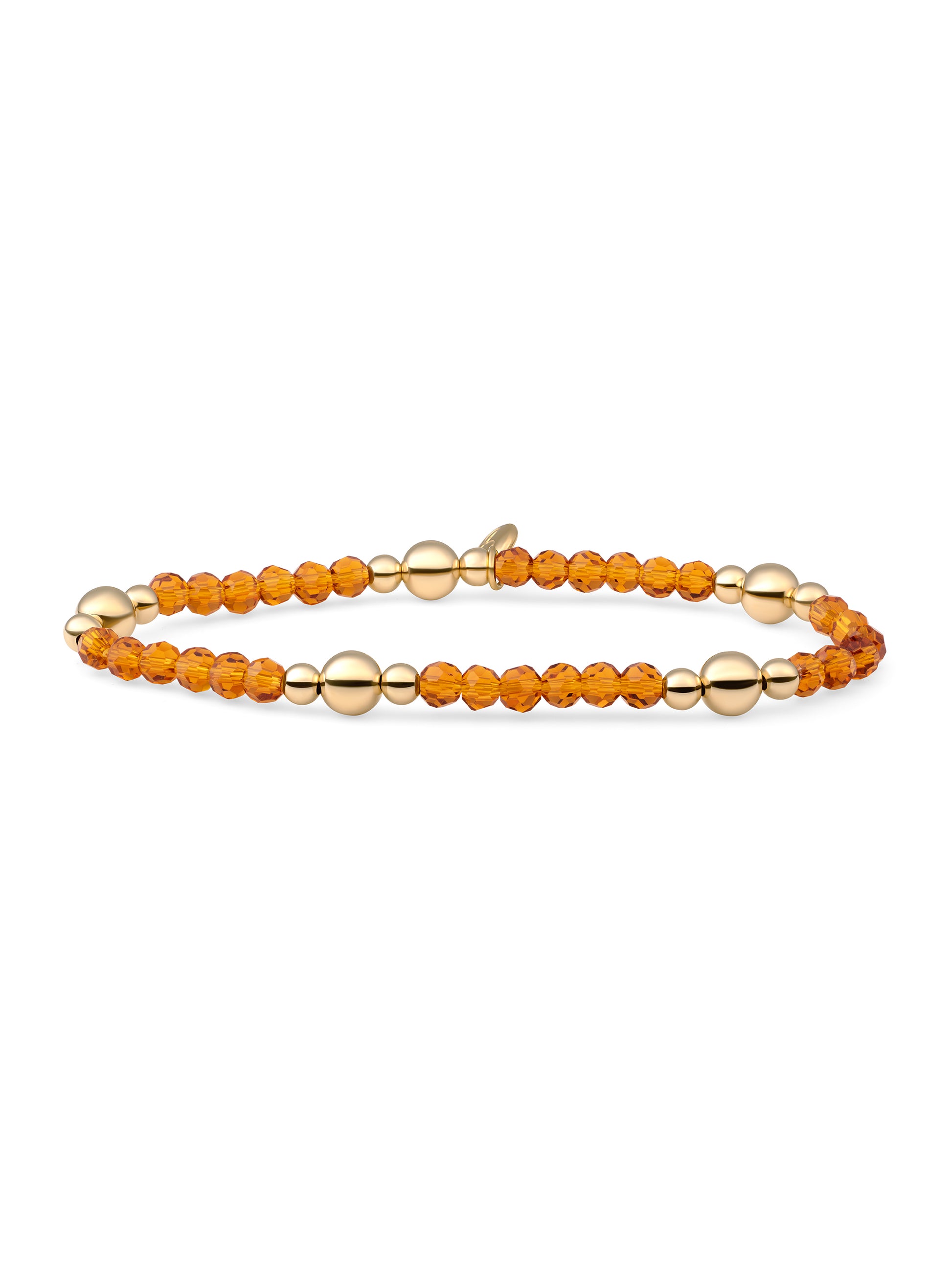 Bold Mix Armband Citrine Quartz - Gold Plated