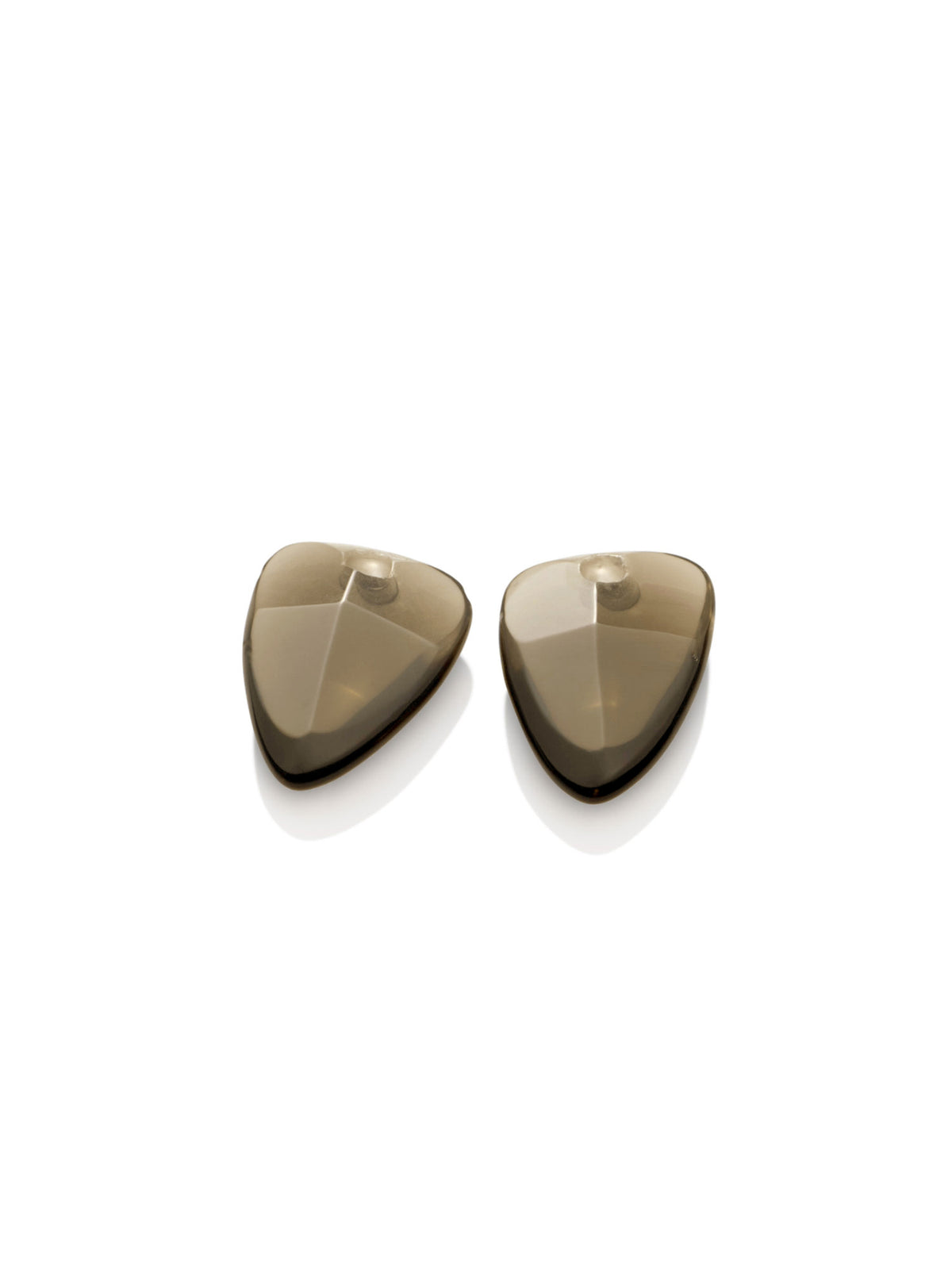 Oorbel Edelstenen Smoky Quartz Edge Mini - Oorbel Edelstenen Smoky Quartz Edge Mini