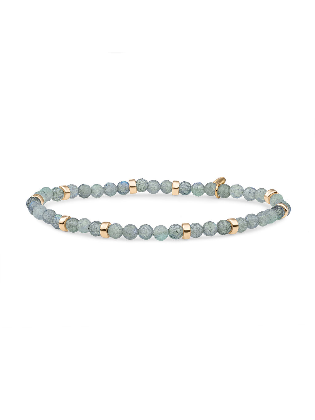 Roundel Interstellar Armband Labradorite - Gold Plated